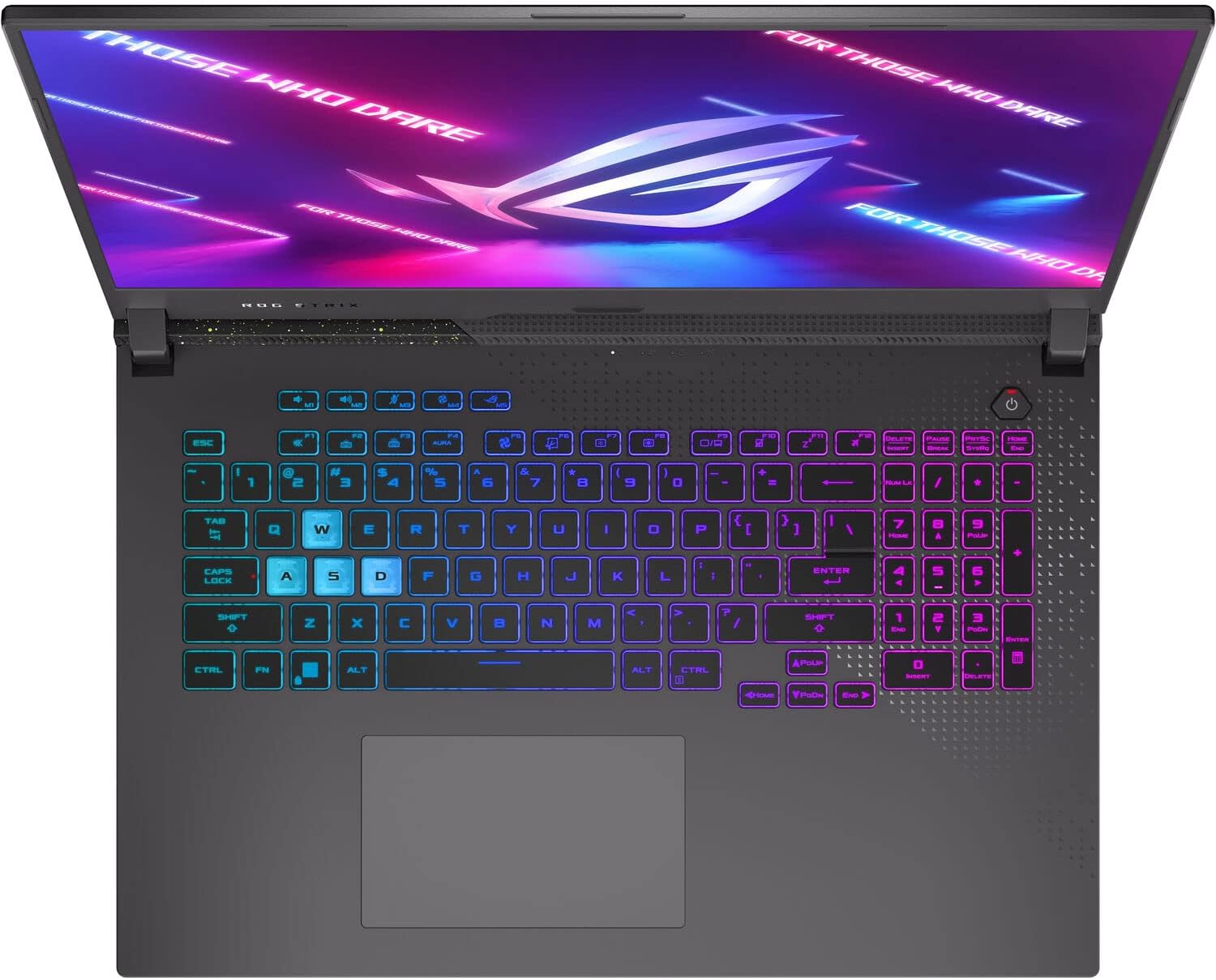 ASUS ROG Strix G17 17.3 240Hz 2K QHD IPS Gaming Laptop (AMD Ryzen 9 6900HX 8-Core, 64GB DDR5, 2x8TB PCIe SSD, GeForce RTX 3070 Ti 8GB, RGB Backlit KYB, WiFi 6E, Win 11 Home) w/Dockztorm Dock