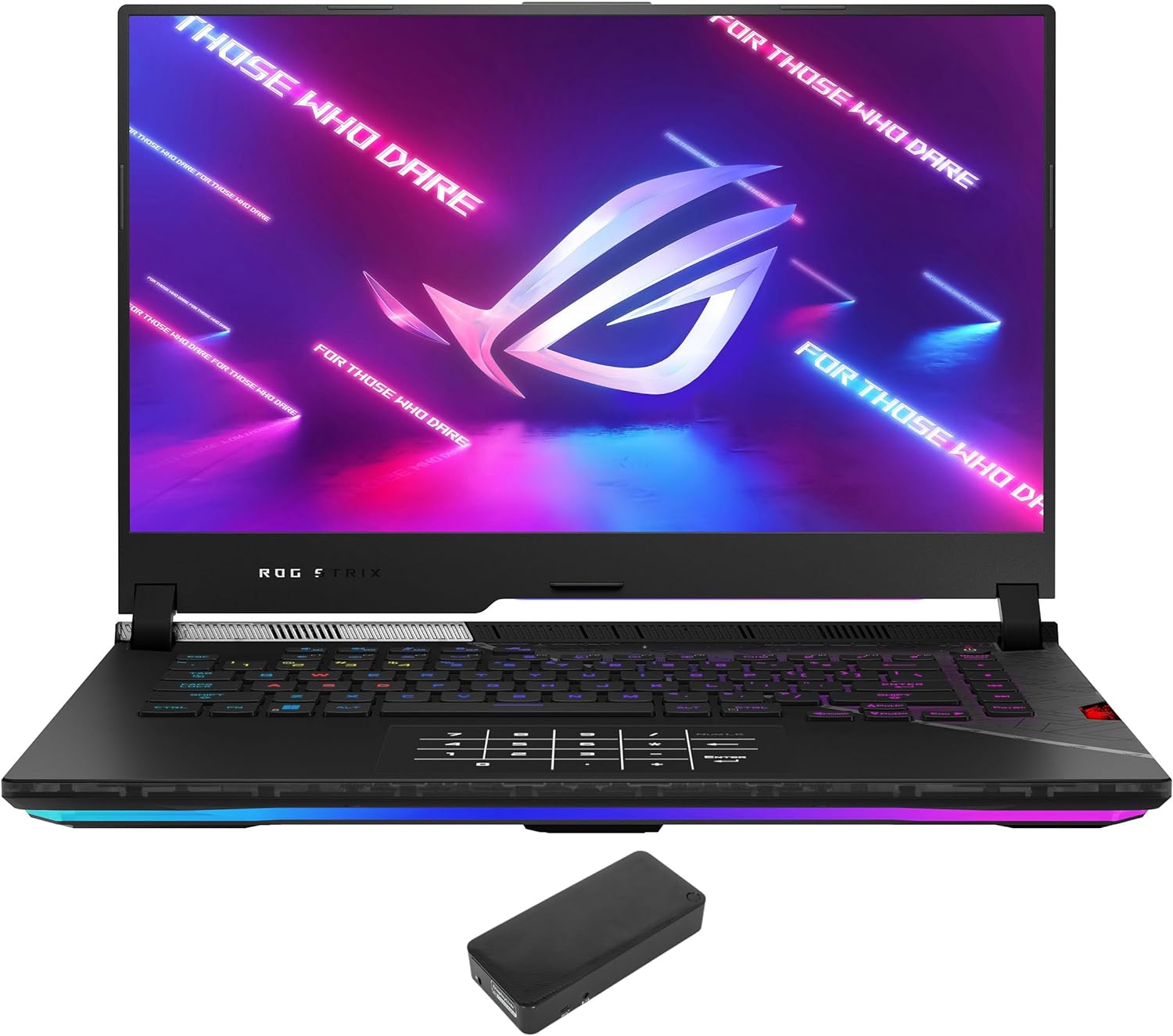 ASUS ROG Strix Scar 15 Gaming  Entertainment Laptop (Intel i9-12900H 14-Core, 64GB DDR5 4800MHz RAM, 2x8TB PCIe SSD RAID 0 (16TB), GeForce RTX 3080 Ti, 15.6 240 Hz Win 11 Pro) with DV4K Dock