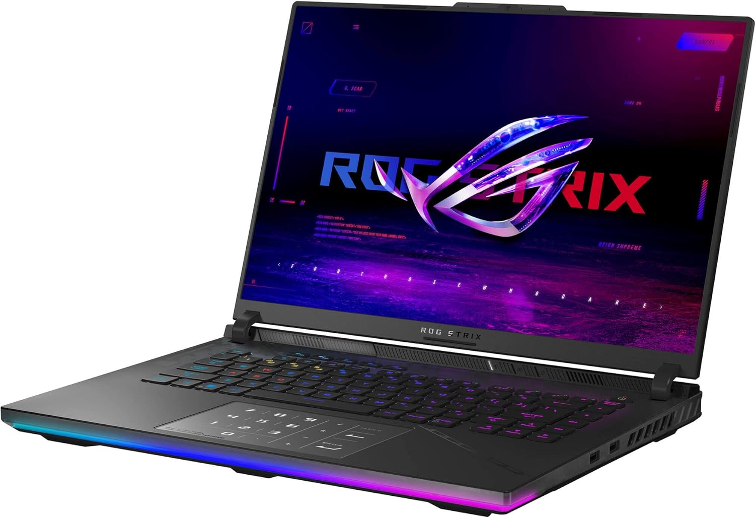 ASUS ROG Strix Scar 16 G634 Gaming  Entertainment Laptop (Intel i9-13980HX 24-Core, 32GB DDR5 4800MHz RAM, 8TB PCIe SSD, GeForce RTX 4090, 16.0 240Hz Win 11 Pro) with G5 Dock