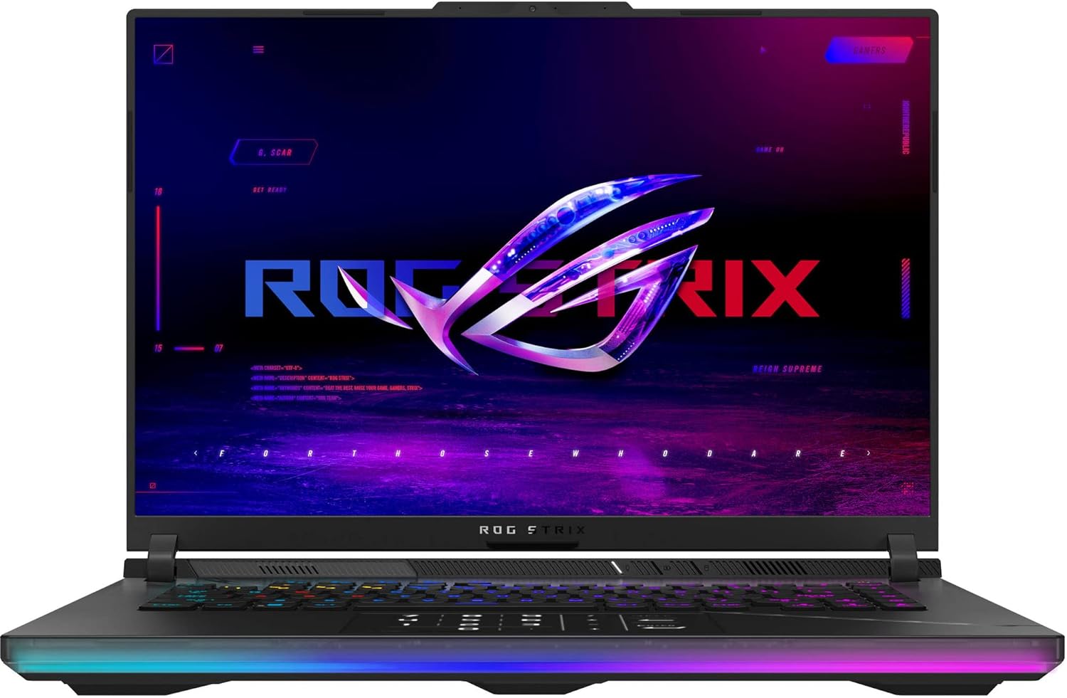 ASUS ROG Strix Scar 16 G634 Gaming  Entertainment Laptop (Intel i9-13980HX 24-Core, 32GB DDR5 4800MHz RAM, 8TB PCIe SSD, Win 10 Pro) with MS 365 Personal, Dockztorm Hub