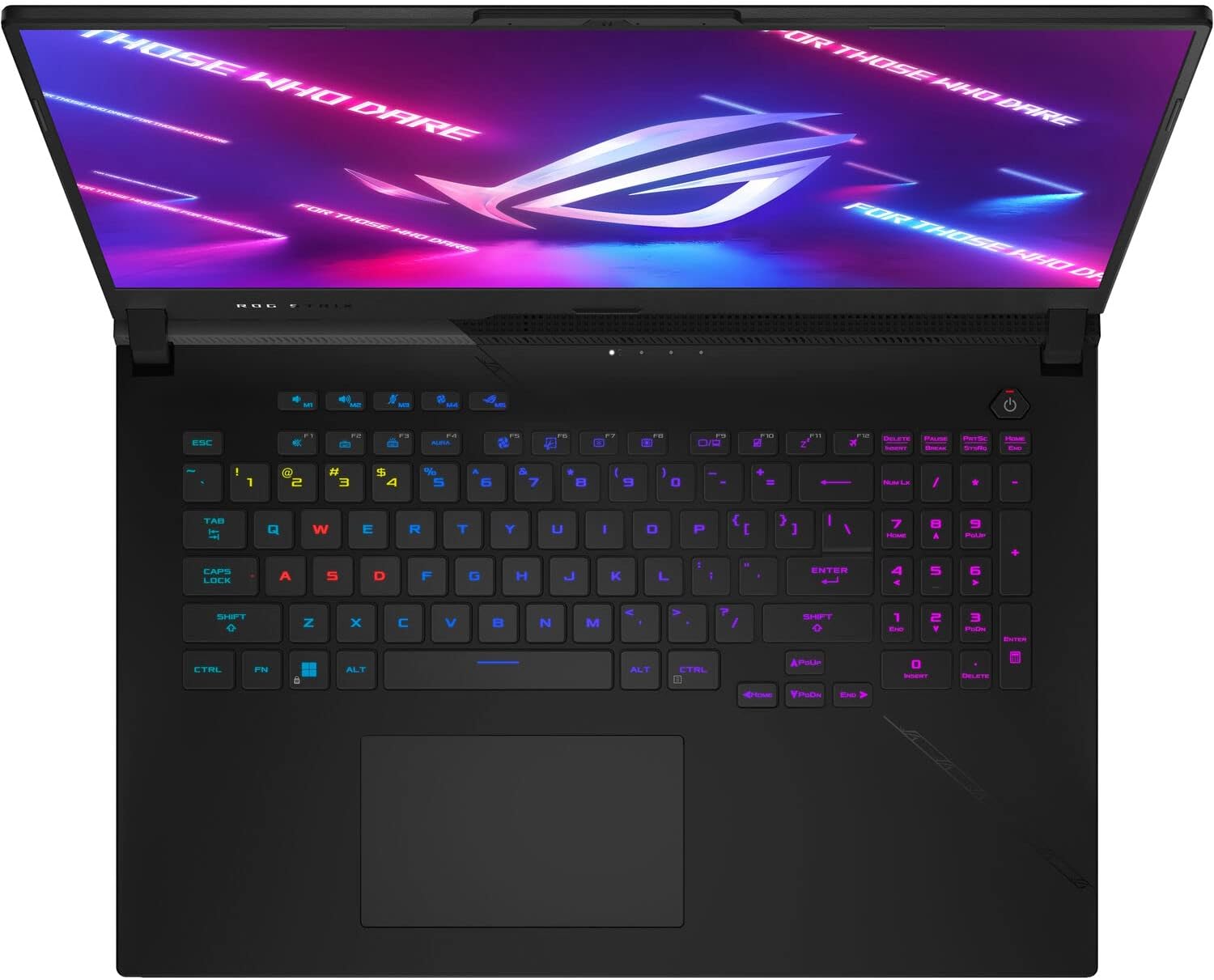 ASUS ROG Strix SCAR-17 G733 Gaming  Entertainment Laptop (AMD Ryzen 9 7945HX 16-Core, 64GB DDR5 4800MHz RAM, Win 11 Pro) with MS 365 Personal, Dockztorm Hub