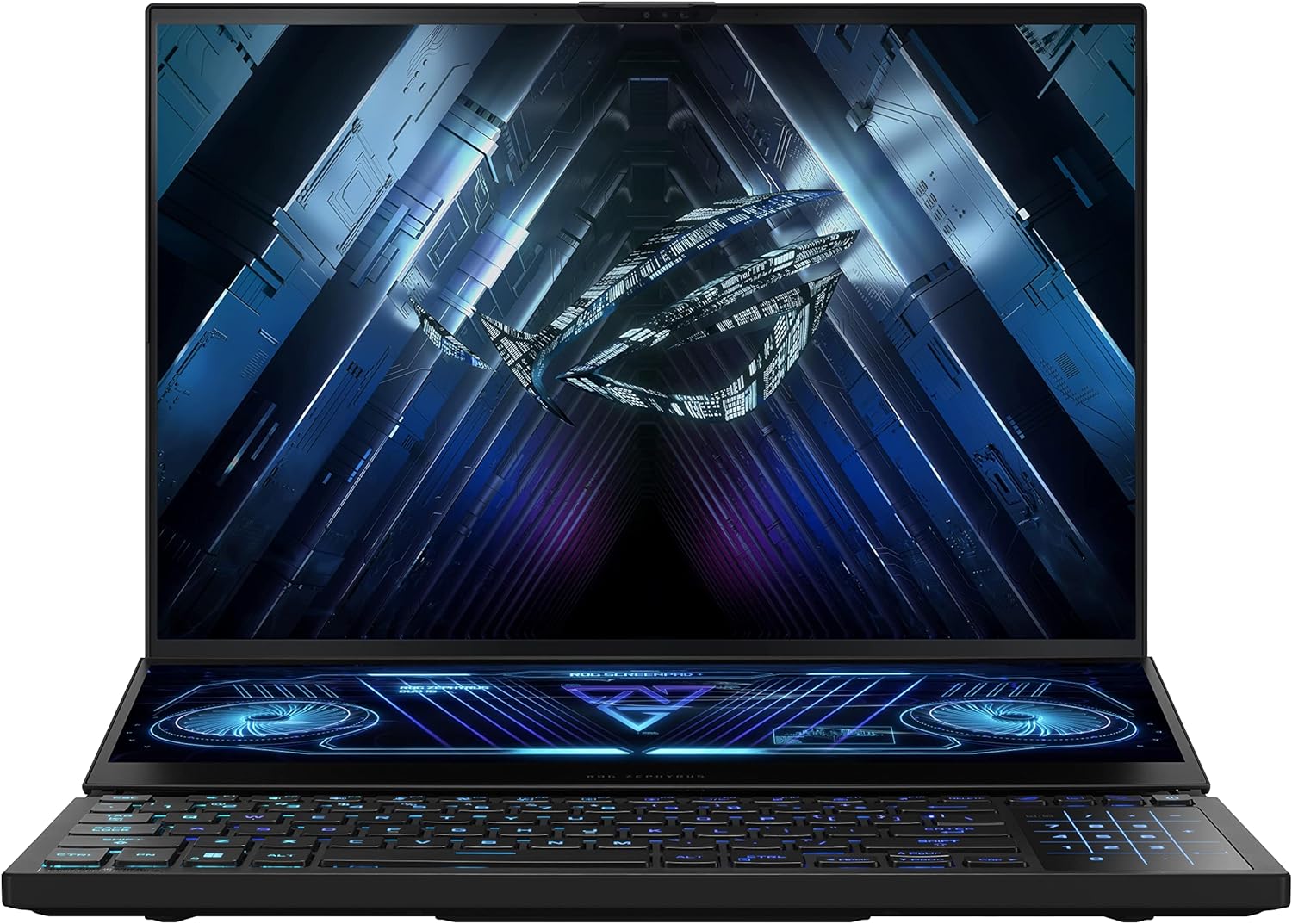 ASUS ROG Zephyrus Duo 16 GX650 GX Gaming  Entertainment Laptop (AMD Ryzen 9 7945HX 16-Core, 32GB DDR5 4800MHz RAM, 2x4TB PCIe SSD RAID 0 (8TB), GeForce RTX 4080, 16.0 Win 10 Pro) with G5 Dock