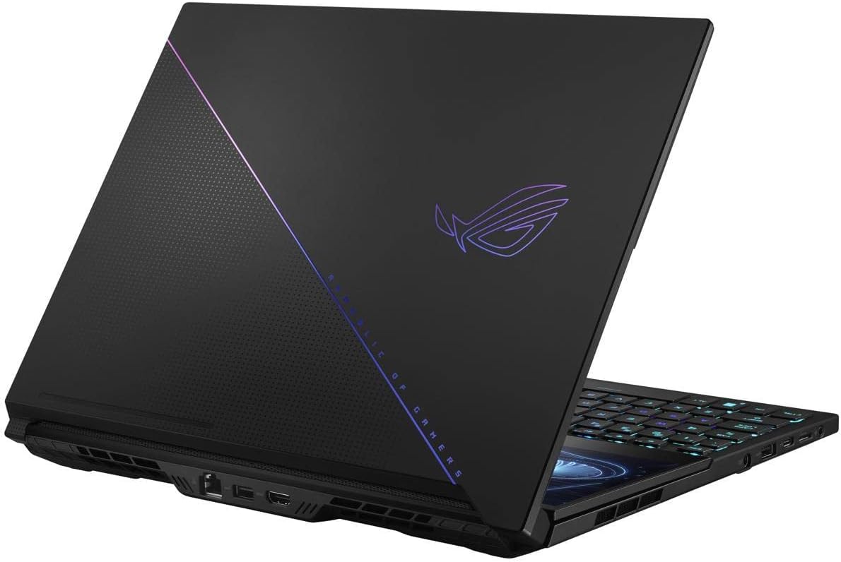 ASUS ROG Zephyrus Duo 16 GX650 GX Gaming  Entertainment Laptop (AMD Ryzen 9 7945HX 16-Core, 32GB DDR5 4800MHz RAM, 2x4TB PCIe SSD RAID 0 (8TB), GeForce RTX 4080, 16.0 Win 10 Pro) with G5 Dock