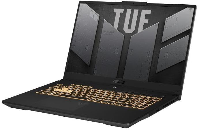 ASUS TUF Gaming F17 (2023) Gaming Laptop, 17.3” FHD 144Hz Display, GeForce RTX 3050, Intel Core i5-12500H, 16GB DDR4, 512GB PCIe SSD, Wi-Fi 6, Windows 11, FX707ZC-ES53,Mecha Gray
