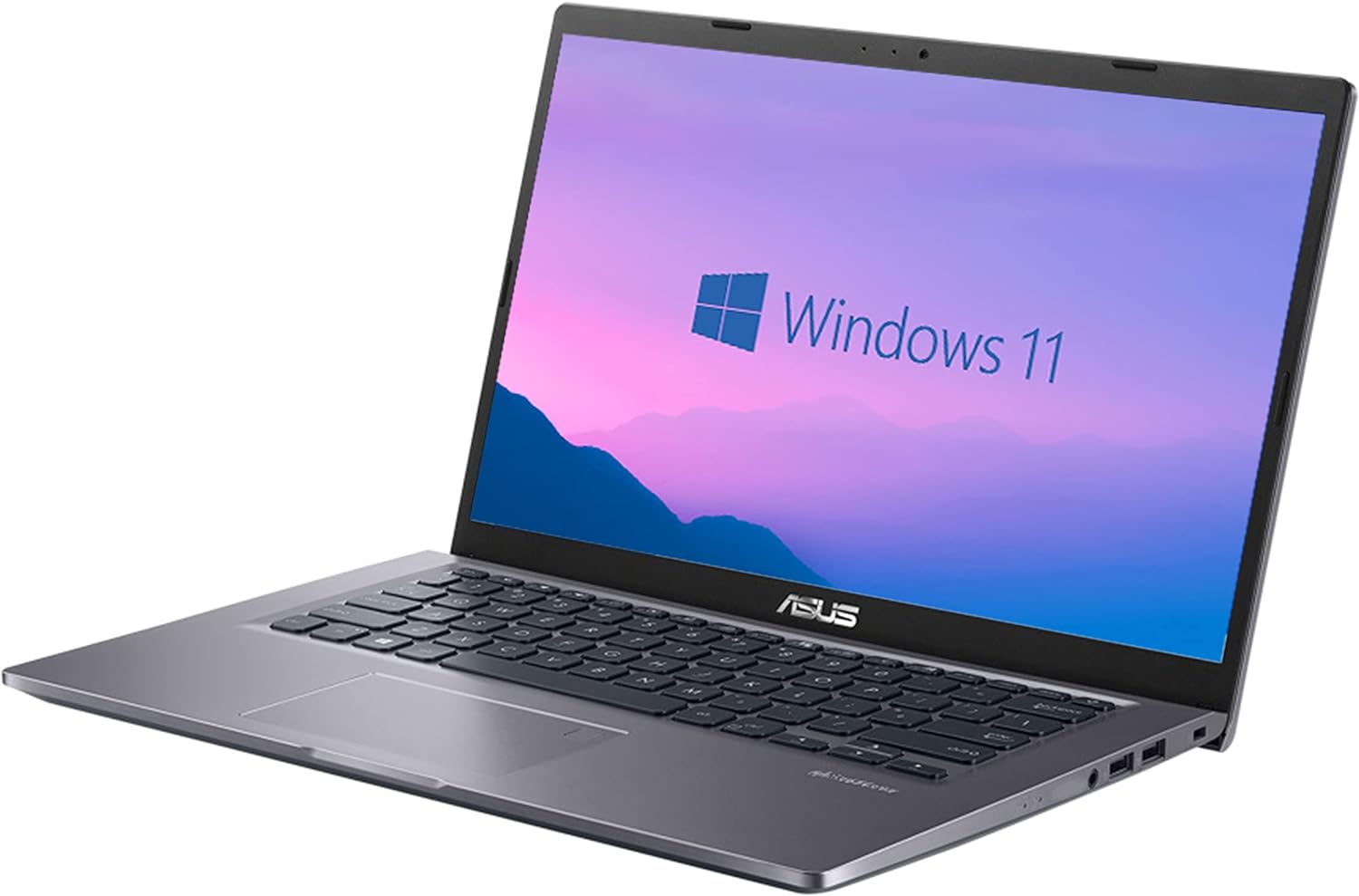 ASUS VivoBook 14 FHD 1080p Laptop, Intel Core i3-1115G4, 8GB RAM, 512GB PCIe SSD, Backlit Keyboard, HDMI, WiFi, Webcam, Windows 11 Home, Slate Grey
