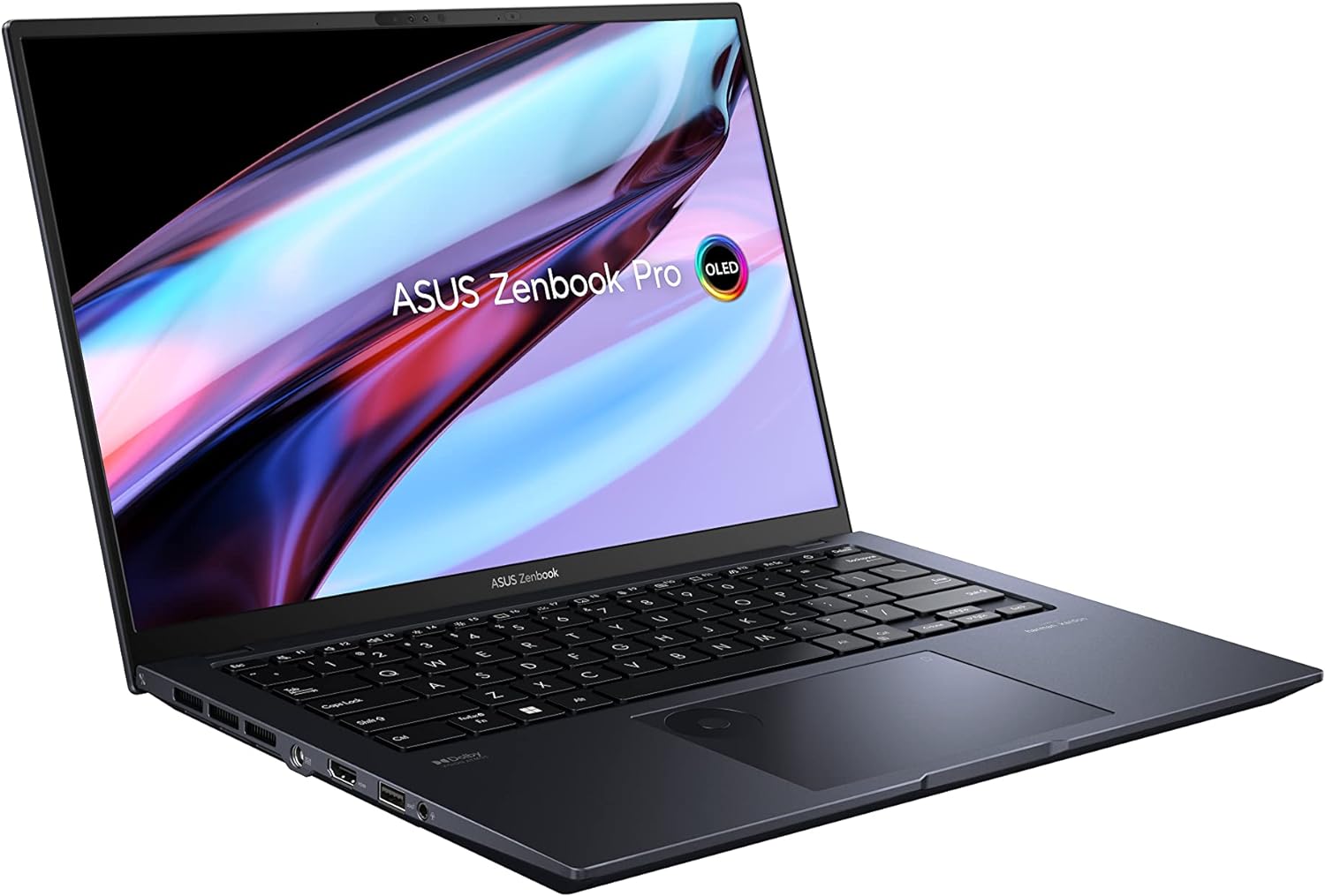 ASUS Zenbook Pro 14 OLED 14.5” OLED 16:10 Touch Display, DialPad, Intel i9-13900H CPU, GeForce RTX 4060 Graphics, 16GB RAM, 1TB SSD, Windows 11 Home, Tech Black, UX6404VV-DS94T