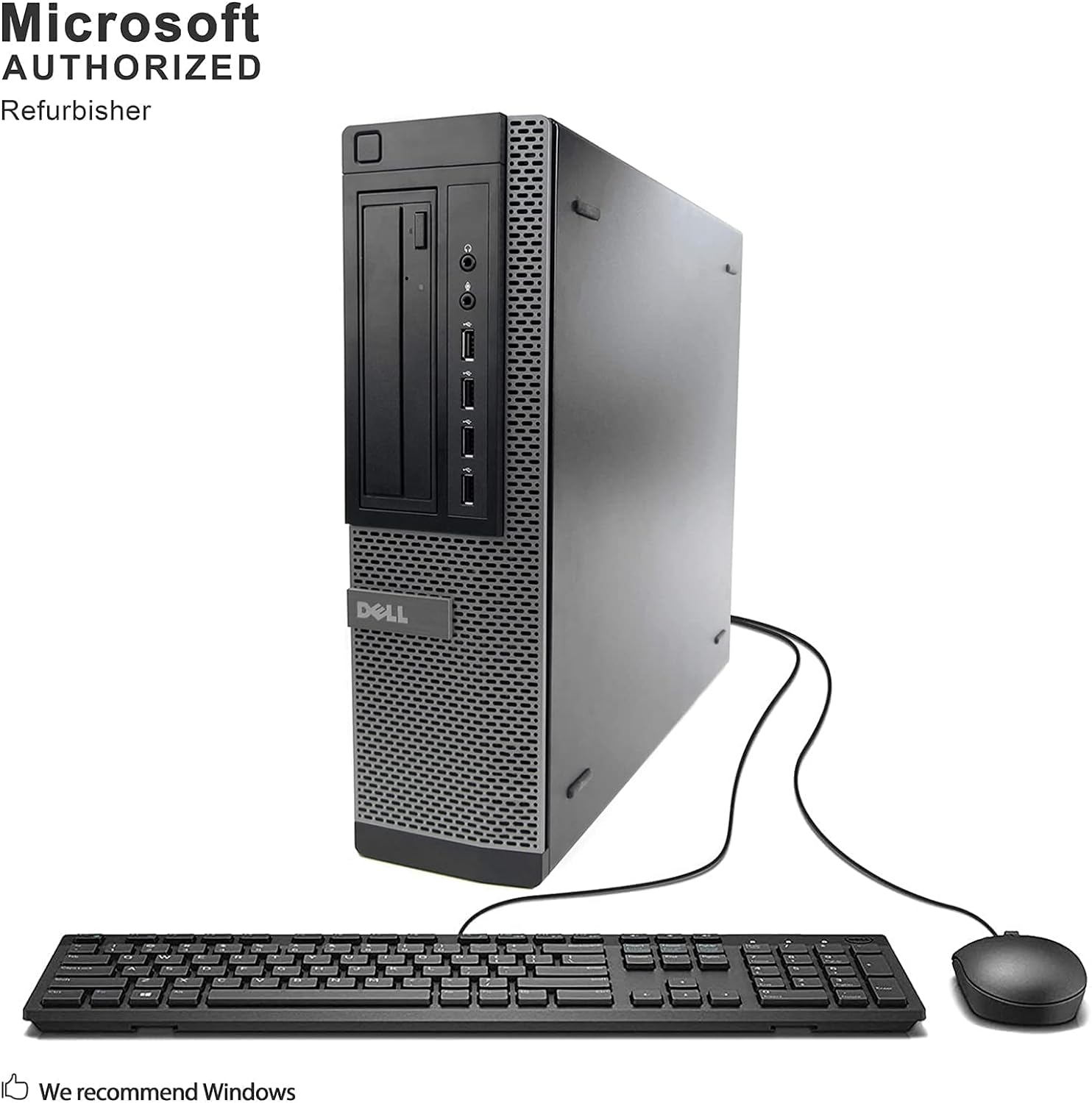 Dell Optiplex 7010 Business Desktop Computer (Intel Quad Core i5-3470 3.2GHz, 16GB RAM, 2TB HDD, USB 3.0, DVDRW, Windows 10 Professional (Renewed)