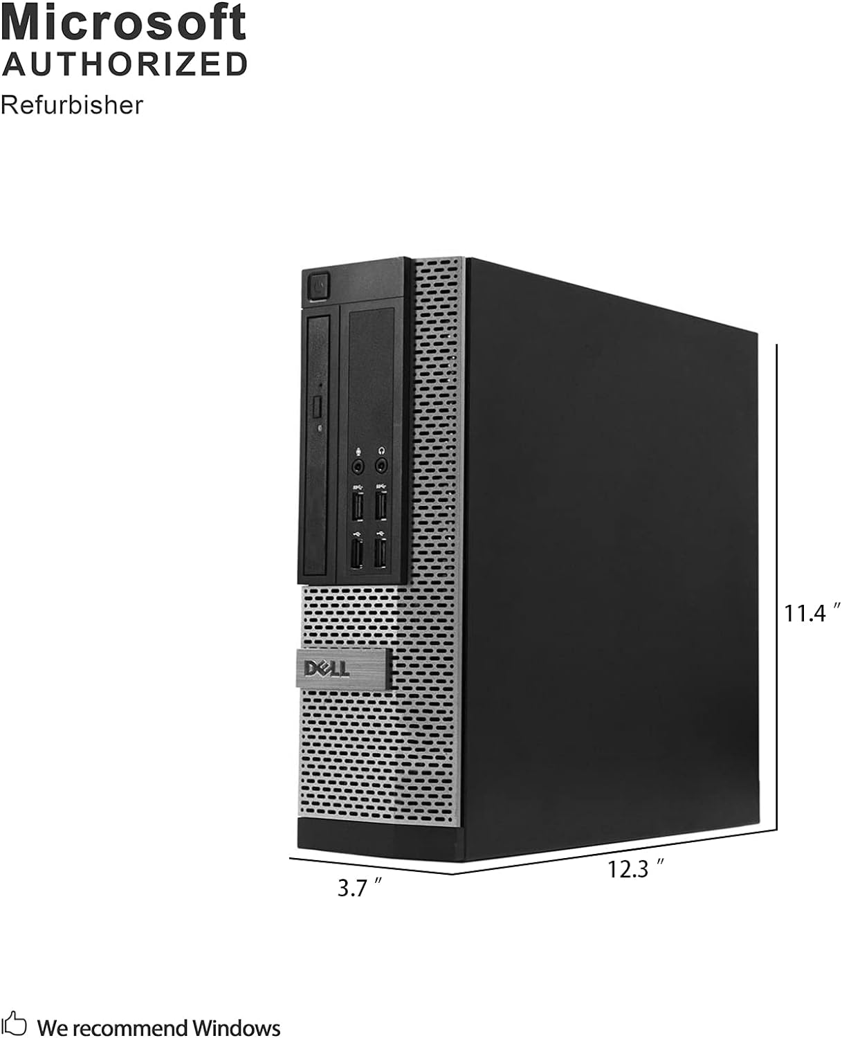 Dell Optiplex 7020 Desktop Computer, Intel Quad-Core i5-4570-3.2GHz, 32 GB RAM, 512GB SSD HDD, DVD, USB 3.0, WiFi, HDMI, Windows 10 Pro (Renewed)