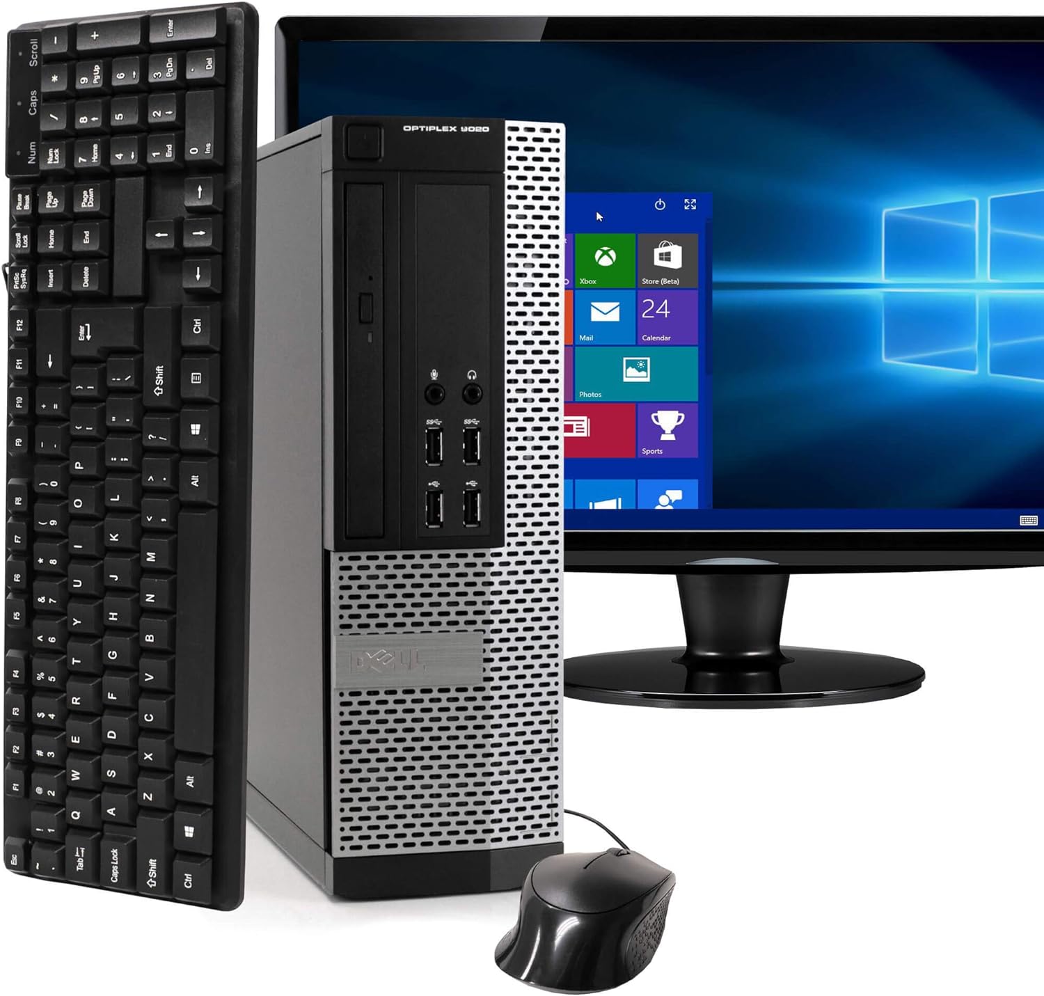 Dell Optiplex 9020 Small Desktop Computer (SFF) | Quad Core Intel i7 (3.40GHz) | 32GB DDR3 RAM | 1TB SSD Solid State | WiFi + Bluetooth | Windows 10 Pro (Renewed)