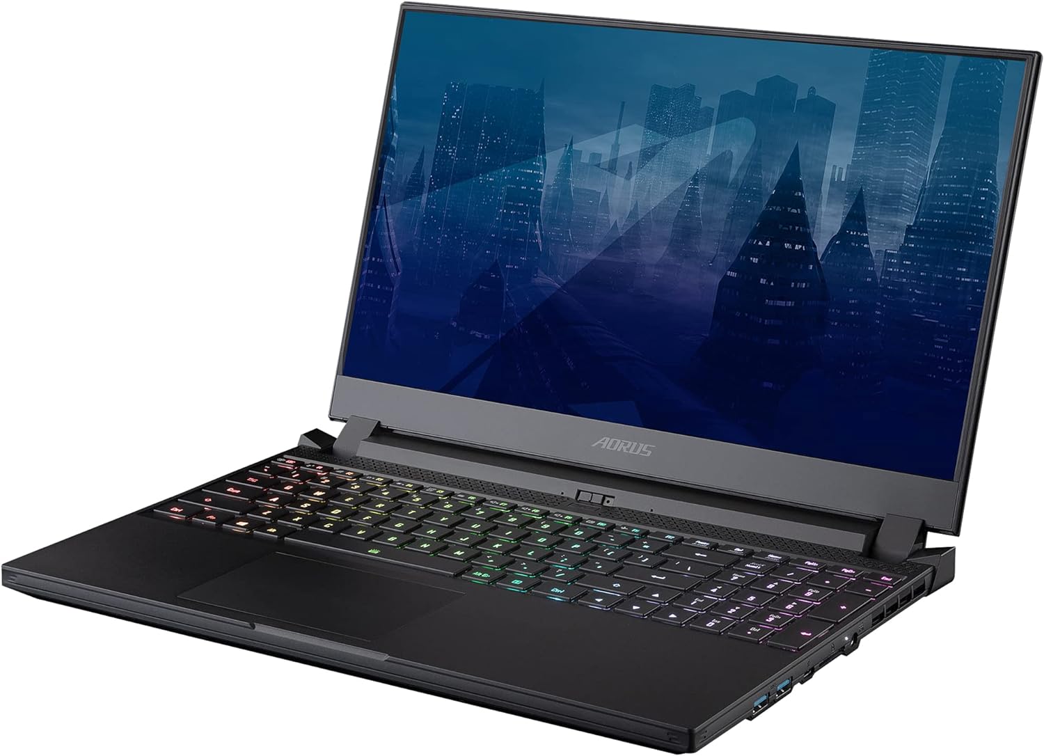 Gigabyte AORUS 15P Gaming  Entertainment Laptop (Intel i7-11800H 8-Core, 32GB RAM, 8TB PCIe SSD, RTX 3070, 15.6 300Hz Full HD (1920x1080), WiFi, Bluetooth, Backlit KB, Webcam, Win 10 Pro)