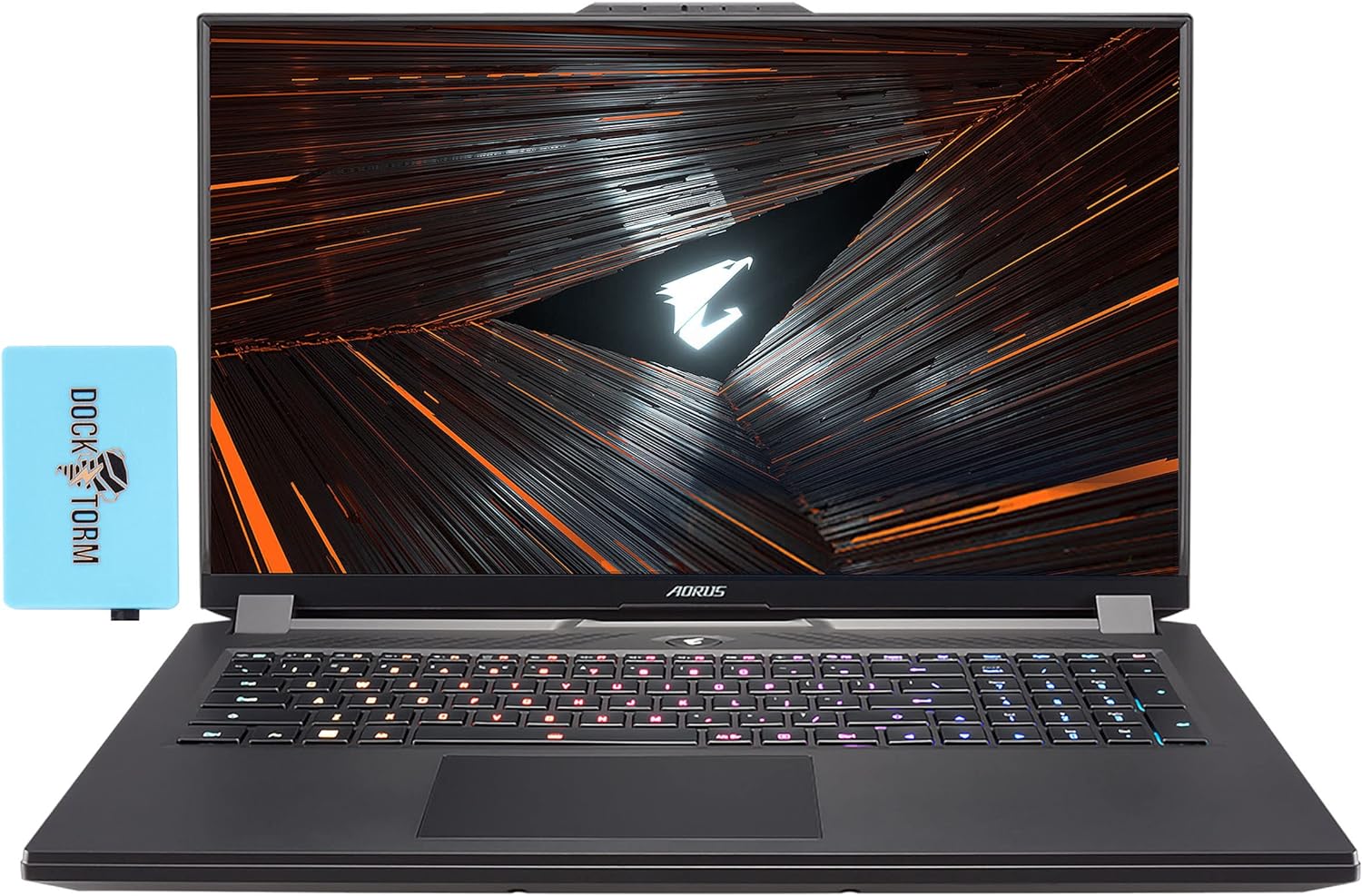 Gigabyte AORUS 17 XE4 Gaming Laptop (Intel i7-12700H 14-Core, 32GB RAM, 8TB PCIe SSD, RTX 3070 Ti, 17.3 360Hz Full HD (1920x1080), WiFi, Bluetooth, Backlit KB, Webcam, Win 10 Pro) with Hub