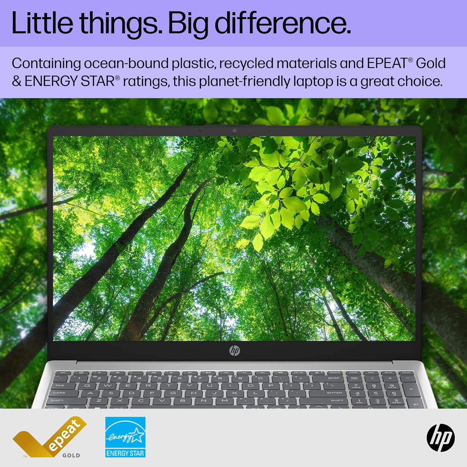 HP 15.6 inch Laptop PC, Processor: 13th Generation Intel® Core™ i7, Graphics: Intel® Iris® Xe Graphicsc, 16 GB DDR4-3200 MHz RAM, 512GB SSD, Windows 11 Home (Silver, 15-fd0099nr)