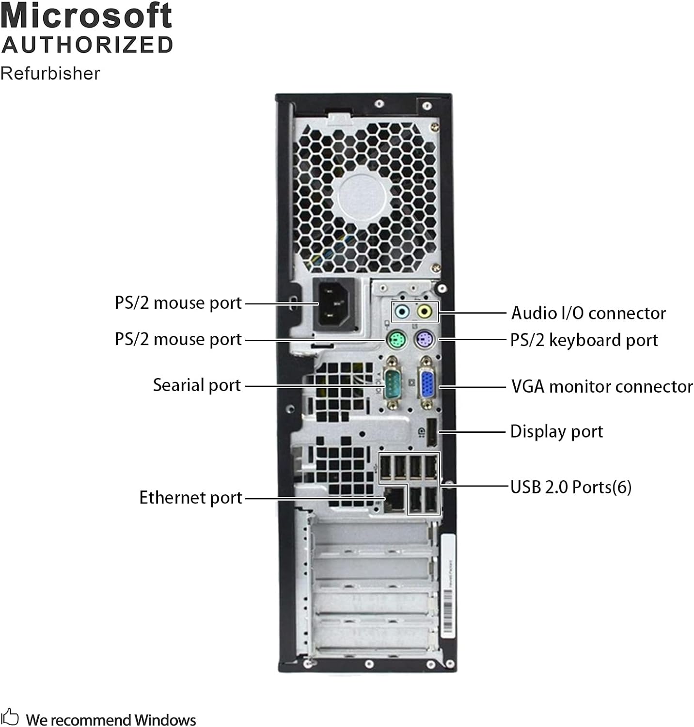 HP Elite 8200 SFF Business Desktop Computer, Intel Core i7-2600, 2TB HDD, 16GB DDR3, Windows 10 Professional (Renewed) (i7 | 16GB | 2T HDD | Wind 10 Pro + WiFi)