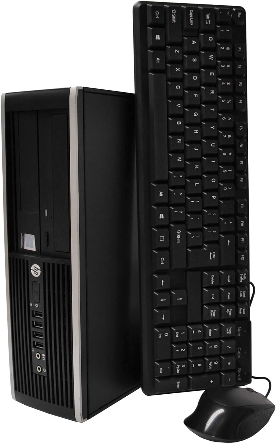 HP Elite 8300 SFF Flagship Business Desktop Computer (Intel Quad Core i7 3770 Up To 3.9GHz, 16GB RAM, 2TB HDD and 120GB SSD, DVD, WiFi, VGA, DisplayPort, Windows 10 Professional) (Renewed)