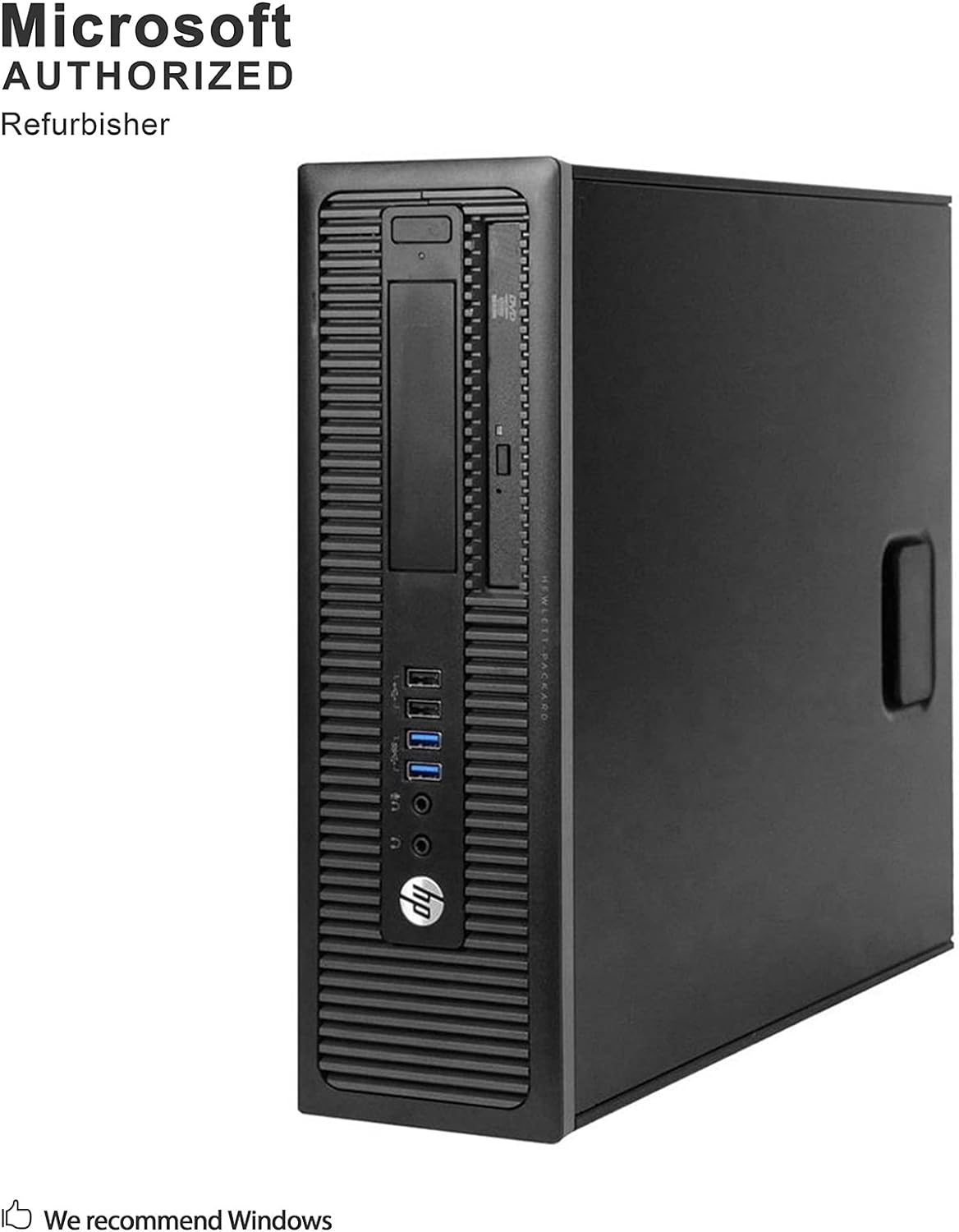 HP EliteDesk 800 G1 Desktop, Intel Core i7 4770 3.4Ghz, 32GB DDR3 RAM, 1TB SSD Hard Drive, USB 3.0, DVDRW, Windows 10 Pro (Renewed)