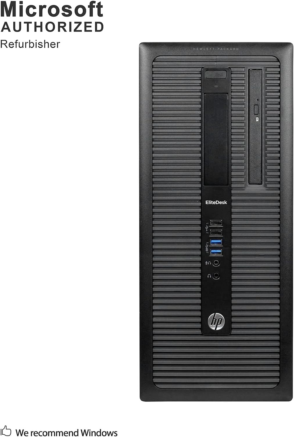 HP EliteDesk 800 G1 Small Form Business High Performance Desktop Computer PC (Intel Core i5 4570 up to 3.9GHz, 16G RAM, 120G SSD+1T HDD, DVD-ROM, WiFi, DP, Windows 10 Professional) (Renewed)