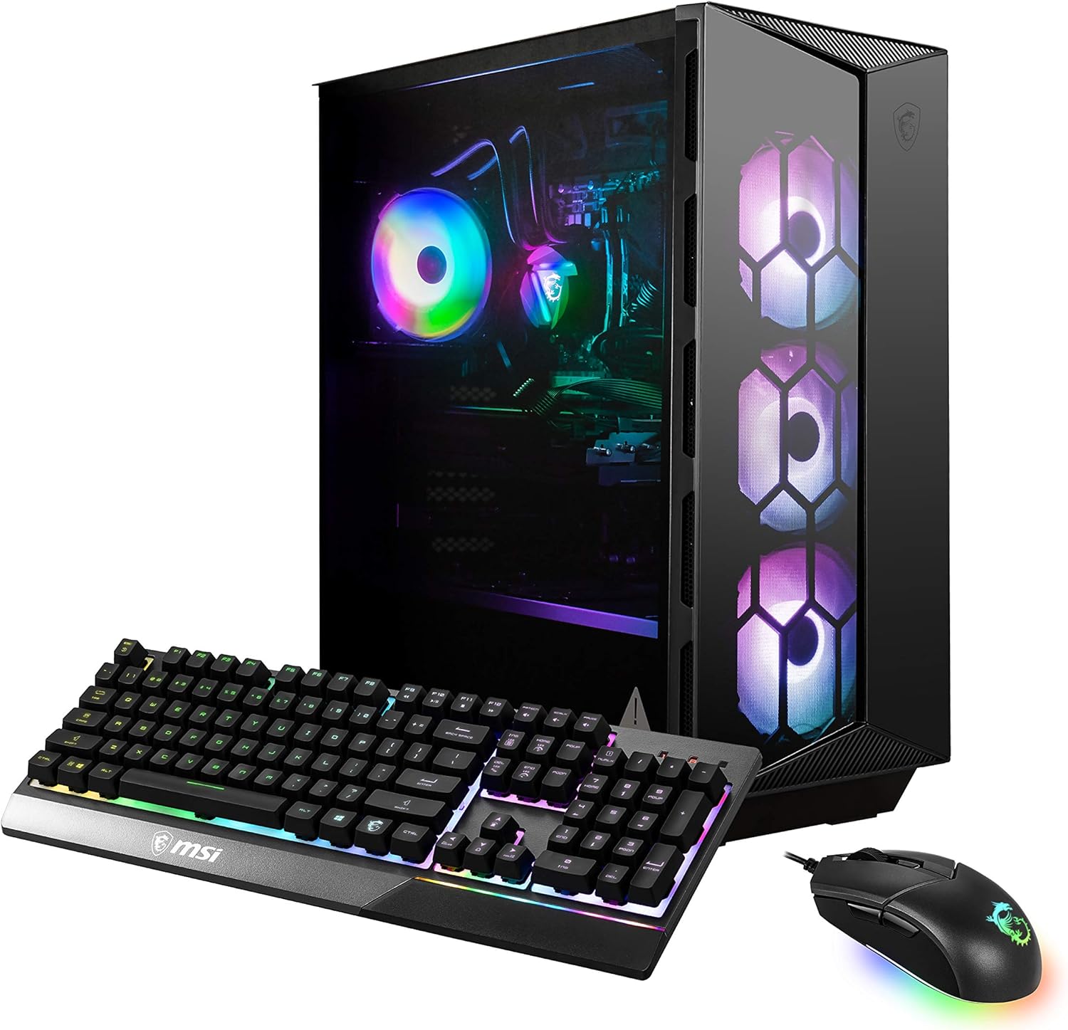 MSI Aegis RS 10SE-011US High-End Full Tower Desktop Intel Core i9-10900KF Processor RTX 2080Super 8GB GDDR6 32GB DDR4 2TB HDD 1TB SSD Liquid CPU Cooler WiFi 6 Windows 10 Home VR Ready