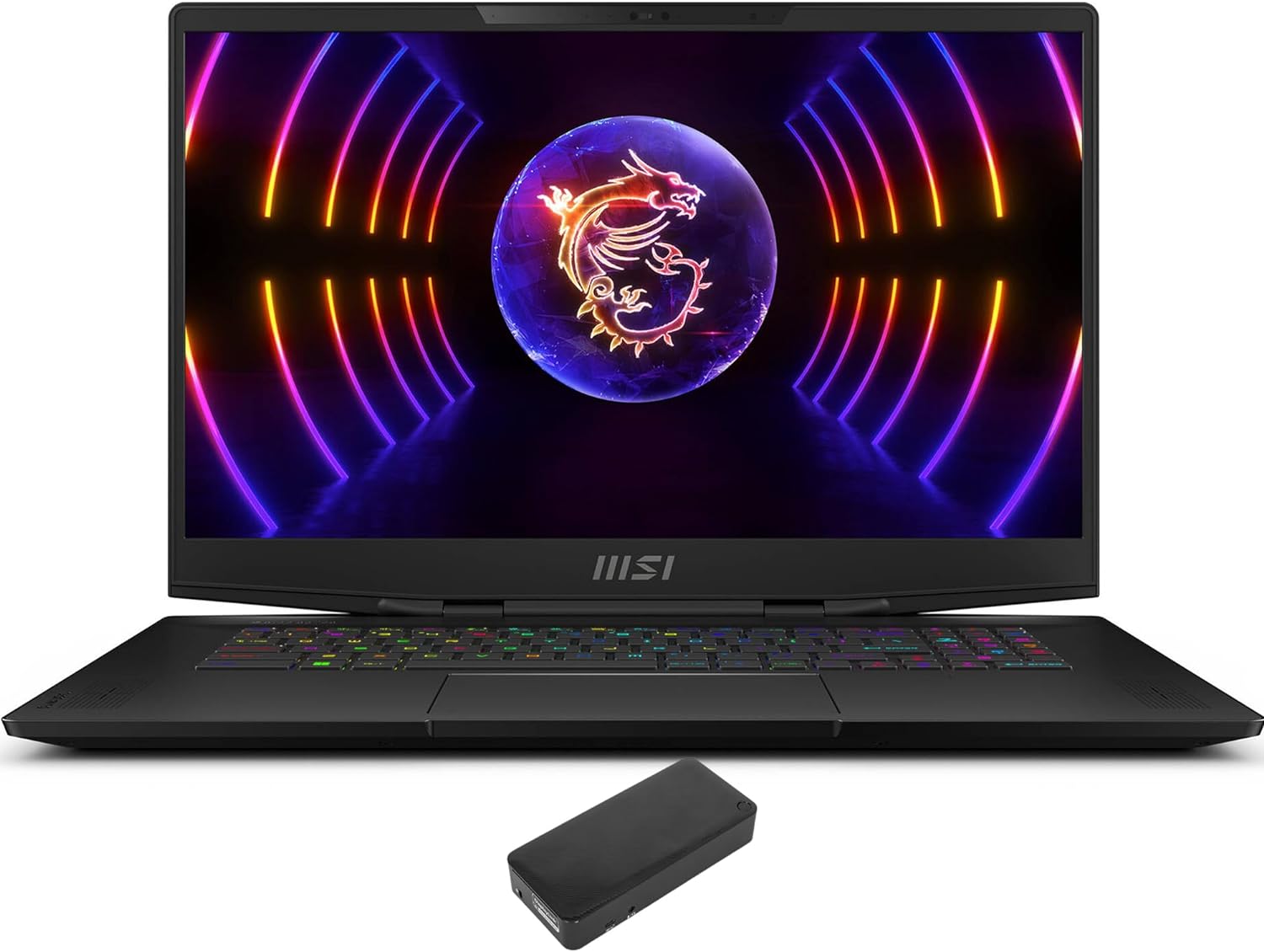 MSI Stealth 17Studio A13VI Gaming  Entertainment Laptop (Intel i9-13900H 14-Core, 64GB DDR5 5200MHz RAM, 2x8TB PCIe SSD (16TB), GeForce RTX 4090, 17.3 240Hz Win 11 Pro) with DV4K Dock