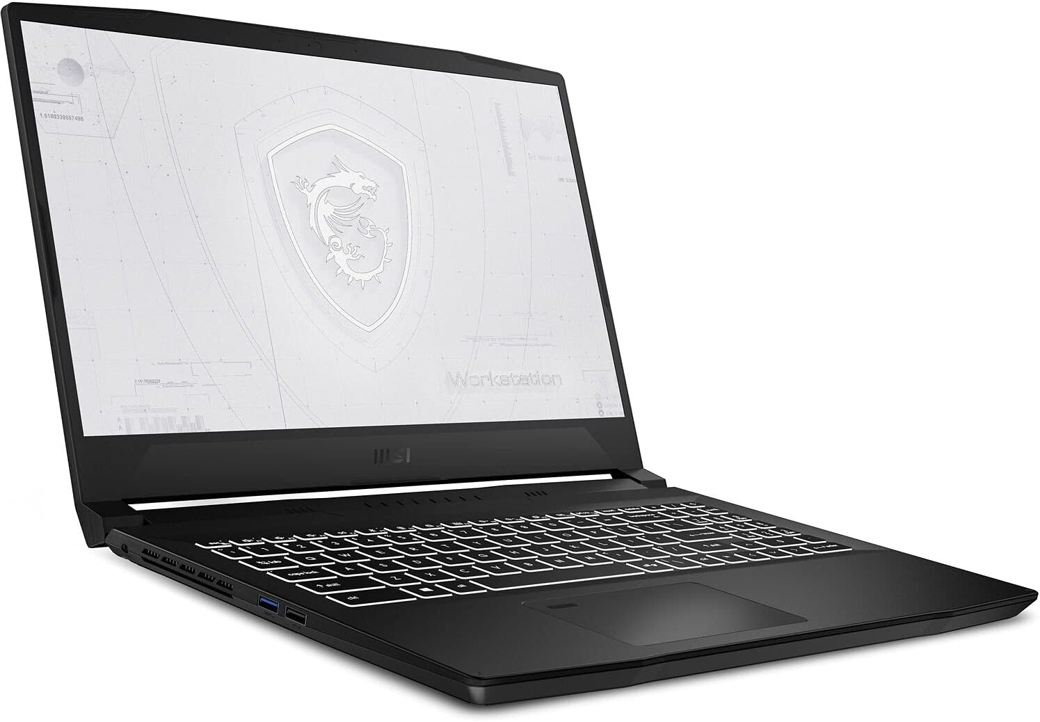 MSI WF66 11UJ-267 Workstation Laptop (Intel i7-11800H 8-Core, 32GB RAM, 8TB PCIe SSD, RTX A2000, 15.6 60Hz Full HD (1920x1080), WiFi, Bluetooth, Backlit KB, Webcam, HDMI, USB 3.2, Win 11 Pro)