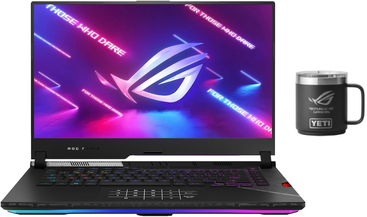 ASUS ROG Strix Scar 15 Gaming  Entertainment Laptop (Intel i9-12900H 14-Core, 32GB DDR5 4800MHz RAM, 2x4TB PCIe SSD RAID 0 (8TB), GeForce RTX 3080 Ti, 15.6 240 Hz Win 11 Pro)