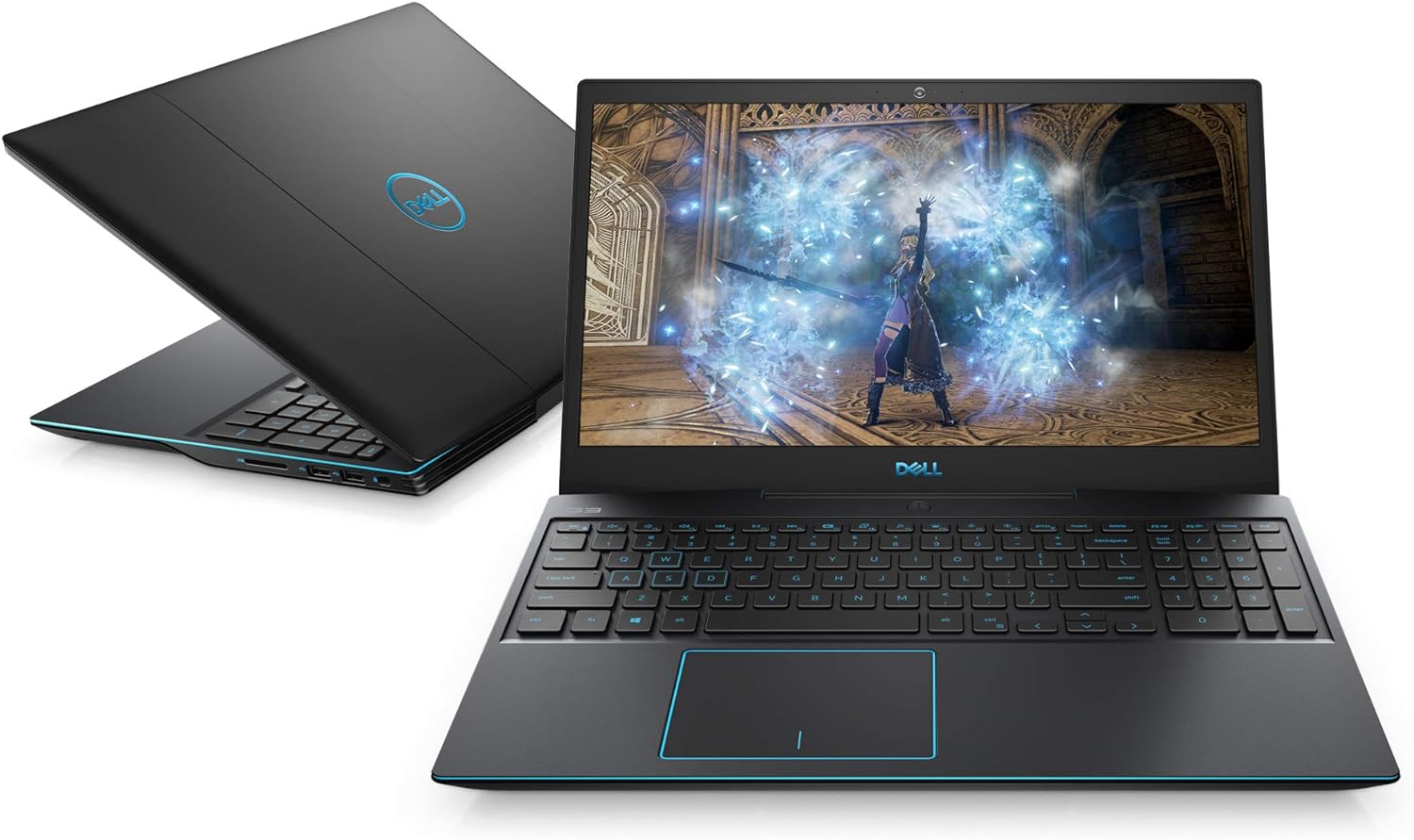 Dell Gaming G3 15 3500, 15.6 inch FHD Non-Touch Laptop - Intel Core i7-10750H, 16GB DDR4 RAM, 512GB SSD, NVIDIA GeForce RTX 2060 6GB GDDR6, Windows 10 Home - Black