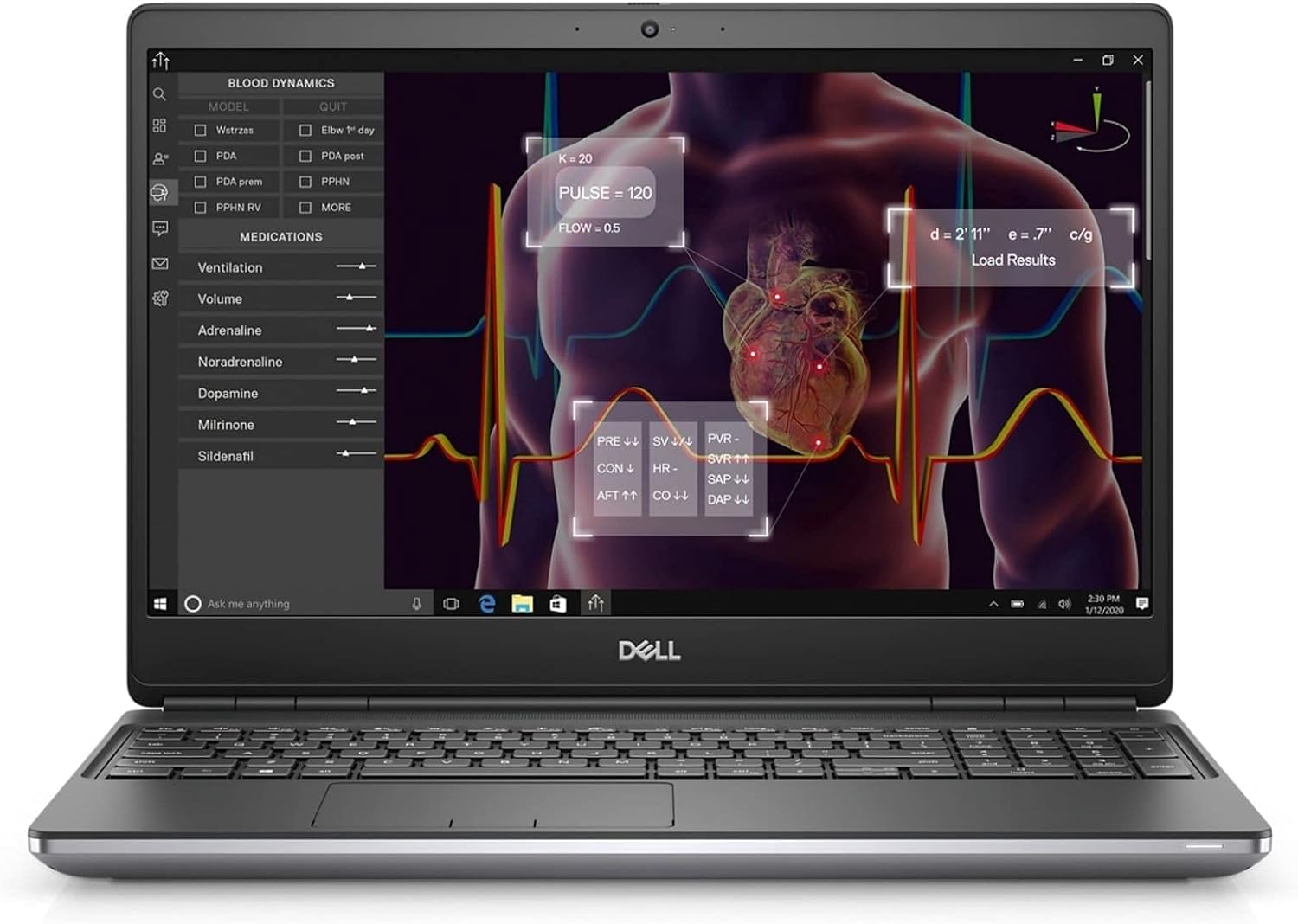Dell Precision 7000 7550 Workstation Laptop (2020) | 15.6 FHD | Core i9-1TB SSD + 1TB SSD - 64GB RAM - RTX 5000 | 8 Cores @ 5.3 GHz - 10th Gen CPU - 16GB GDDR6 Win 10 Pro