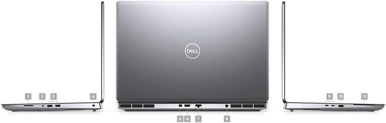 Dell Precision 7000 7760 Workstation Laptop (2021) | 17.3 FHD | Core i7 - 2TB SSD + 1TB SSD - 64GB RAM - RTX 3080 | 8 Cores @ 4.8 GHz - 11th Gen CPU - 10GB GDDR6X Win 11 Pro (Renewed)