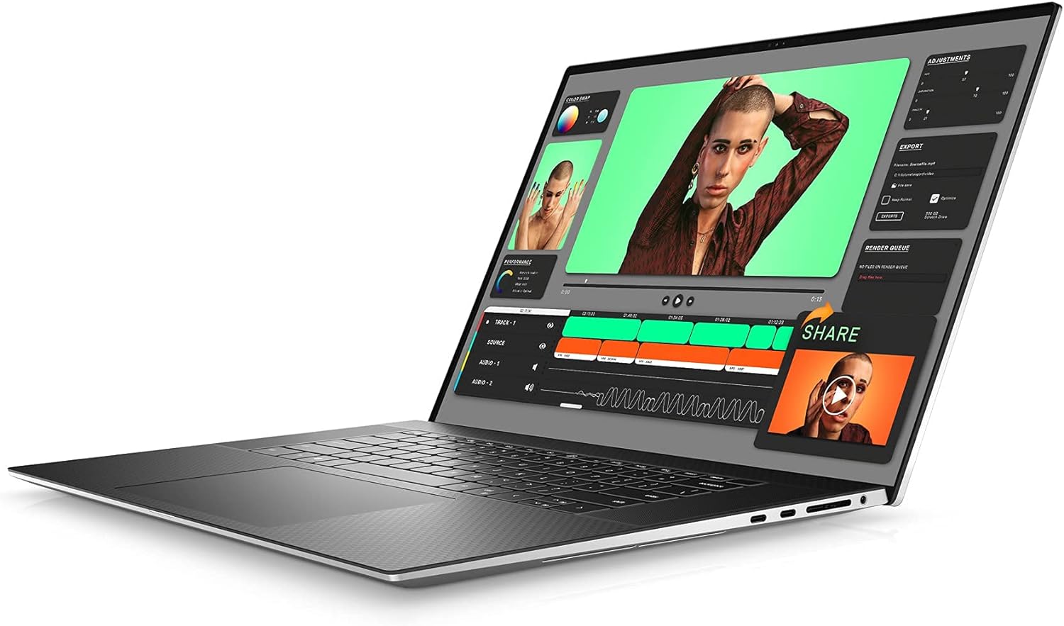 Dell XPS 17 9710, 17 inch UHD Touchscreen Laptop - Intel Core i7-11800H, 16GB DDR4 RAM, 512GB SSD, NVIDIA GeForce RTX 3050 4GB GDDR6, Windows 10 Pro - Platinum Silver (Latest Model) (Renewed)