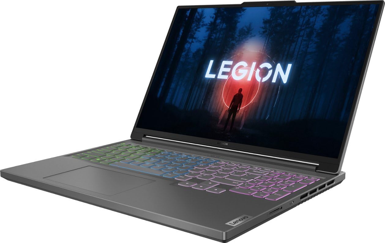 Lenovo Legion Slim 5 Gaming  Entertainment Laptop (AMD Ryzen 5 7640HS 6-Core, 64GB DDR5 5600MHz RAM, 2x8TB PCIe SSD (16TB), GeForce RTX 4060, 16.0 144 Hz Win 11 Home) with USB-C Dock