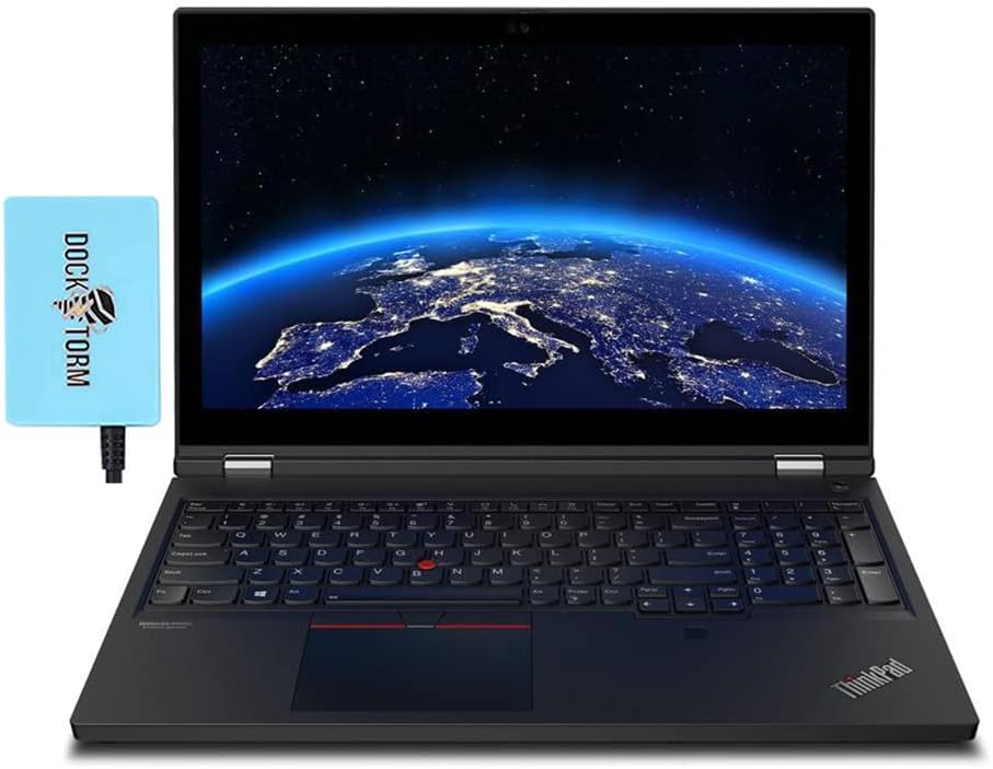 Lenovo ThinkPad P15 Workstation Laptop (Intel i9-10885H 8-Core, 128GB RAM, 8TB PCIe SSD, Quadro T2000, 15.6 Full HD (1920x1080), Fingerprint, WiFi, Bluetooth, Webcam, Win 10 Pro) with Hub