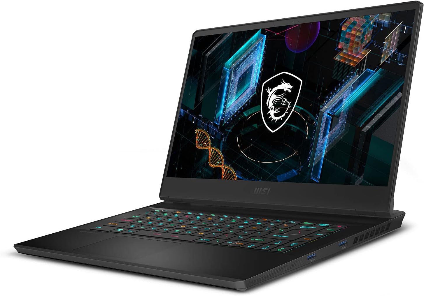 MSI GP66 Leopard Gaming  Entertainment Laptop (Intel i7-11800H 8-Core, 64GB RAM, 2x8TB PCIe SSD (16TB), RTX 3080, 15.6 Full HD (1920x1080), WiFi, Webcam, Win 11 Pro) (Renewed)