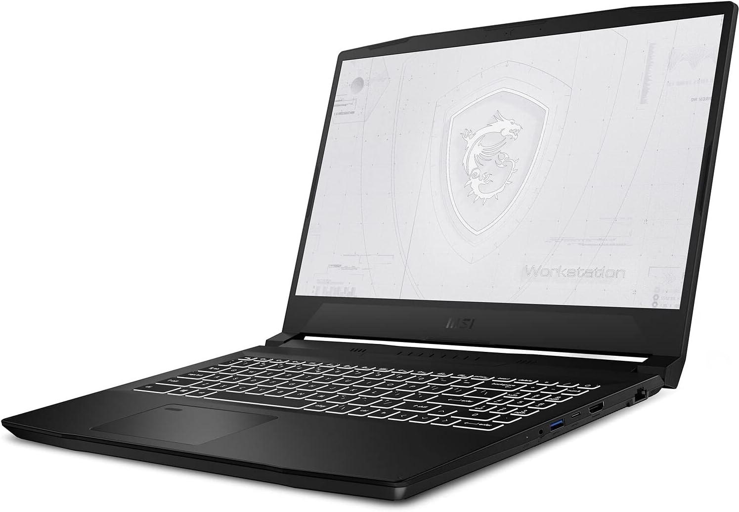 MSI WF66 11UJ-267 Workstation Laptop (Intel i7-11800H 8-Core, 32GB RAM, 8TB PCIe SSD, RTX A2000, 15.6 60Hz Full HD (1920x1080), WiFi, Bluetooth, Backlit KB, Win 11 Pro) with G2 Universal Dock