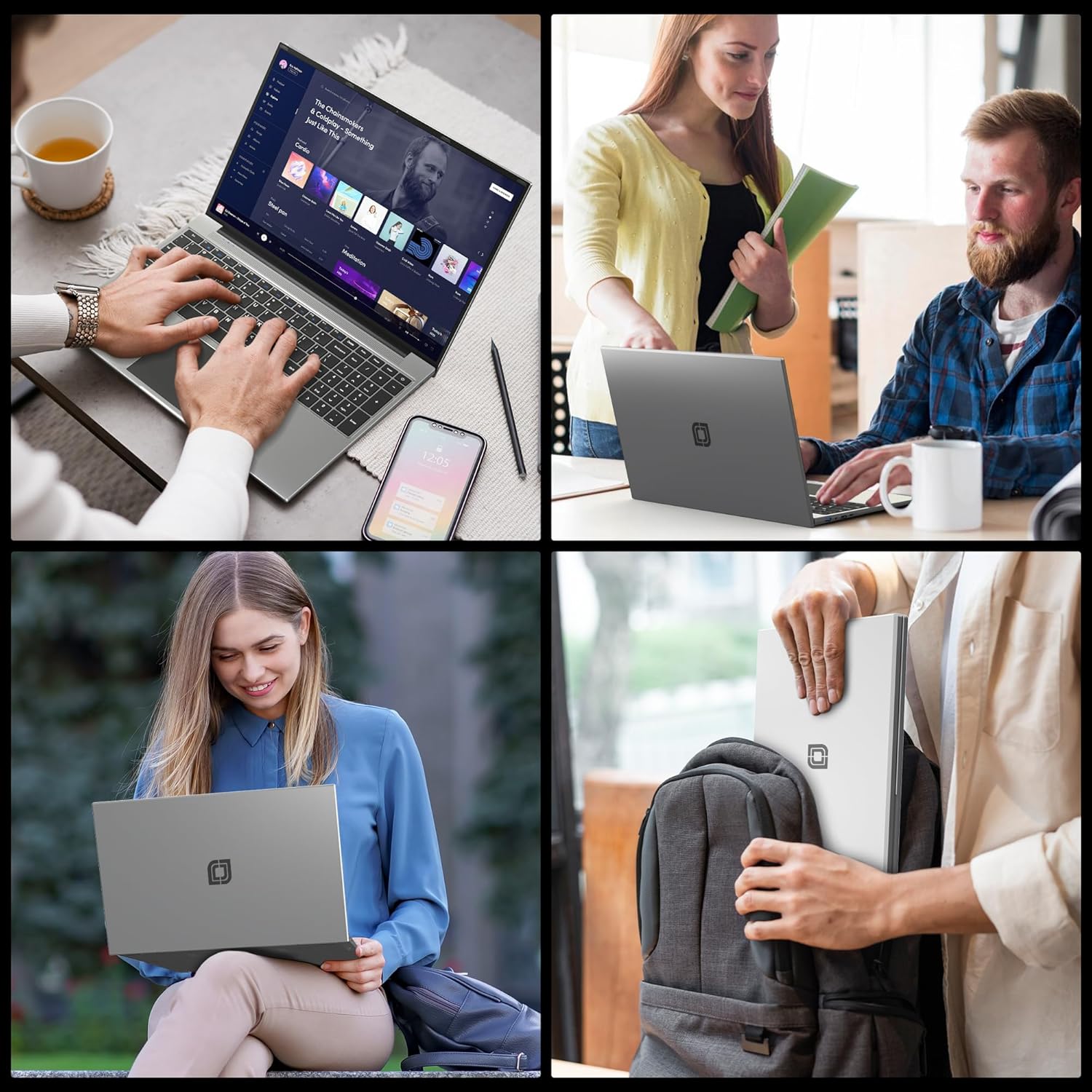 jumper Laptop, 12th N100 CPU, 16GB RAM 512GB SSD, Laptop Computer with FHD IPS 1200P Display, 38WH Battery, Cooling System, Numeric Keyboard, Mini HDMI, 4 Speakers, Poratable Business 16 Inch Laptops.