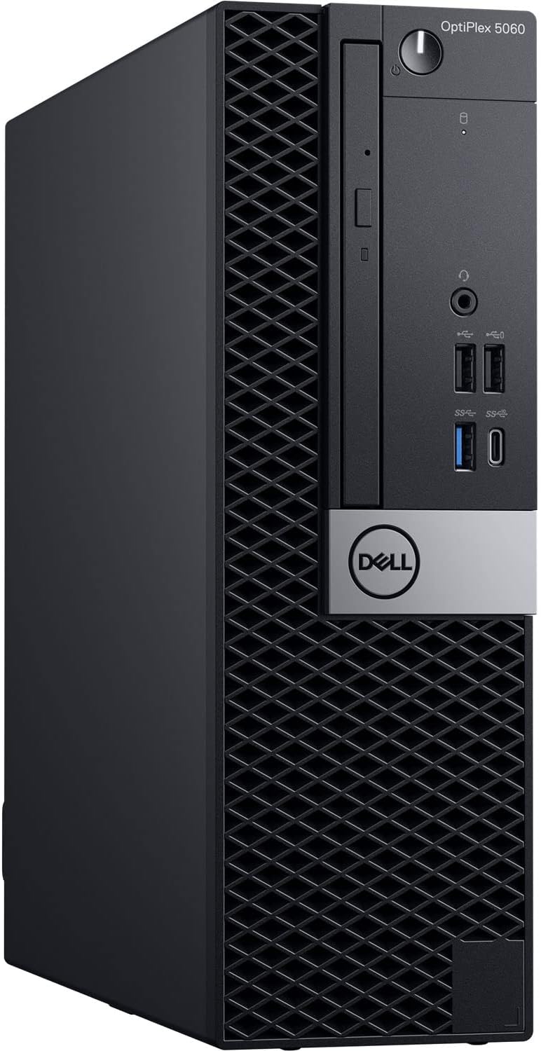 Dell Optiplex 5060 Desktop Computer | Hexa Core Intel i7 (3.2) | 32GB DDR4 RAM | 1TB SSD Solid State | Windows 11 Professional | Home or Office PC (Renewed), Black