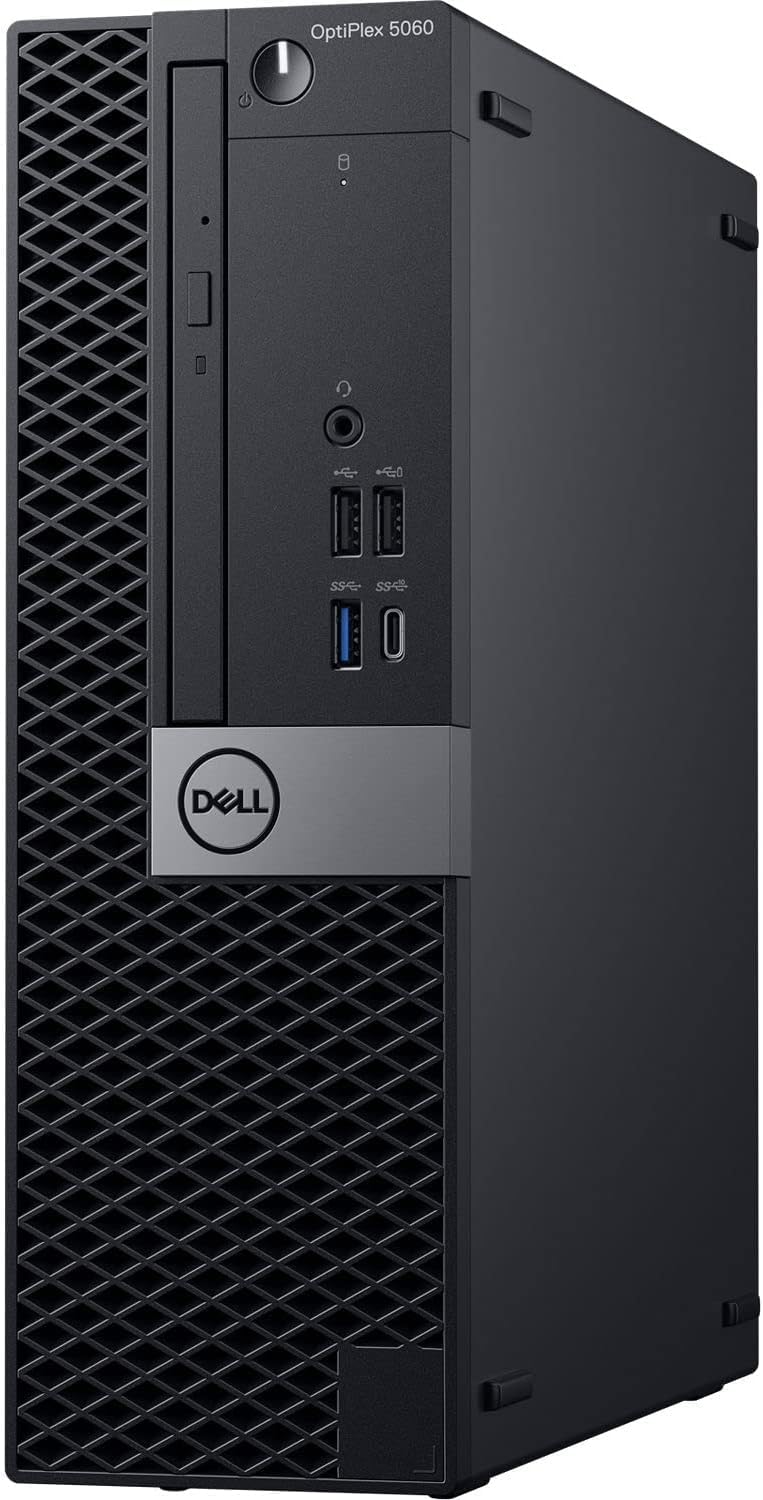 Dell Optiplex 5060 Desktop Computer | Hexa Core Intel i7 (3.2) | 32GB DDR4 RAM | 1TB SSD Solid State | Windows 11 Professional | Home or Office PC (Renewed), Black