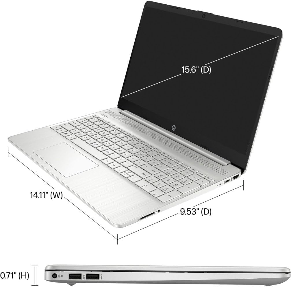 HP 15.6 FHD Flagship Business Laptop Computer, 32GB RAM, 1TB PCIe SSD, 12th Gen Intel 10 Cores i5-1235U (Beat i7-1195G7), Iris Xe Graphics, Bluetooth, HDMI, WiFi 5, Win 11 Pro, w/GM Accessories