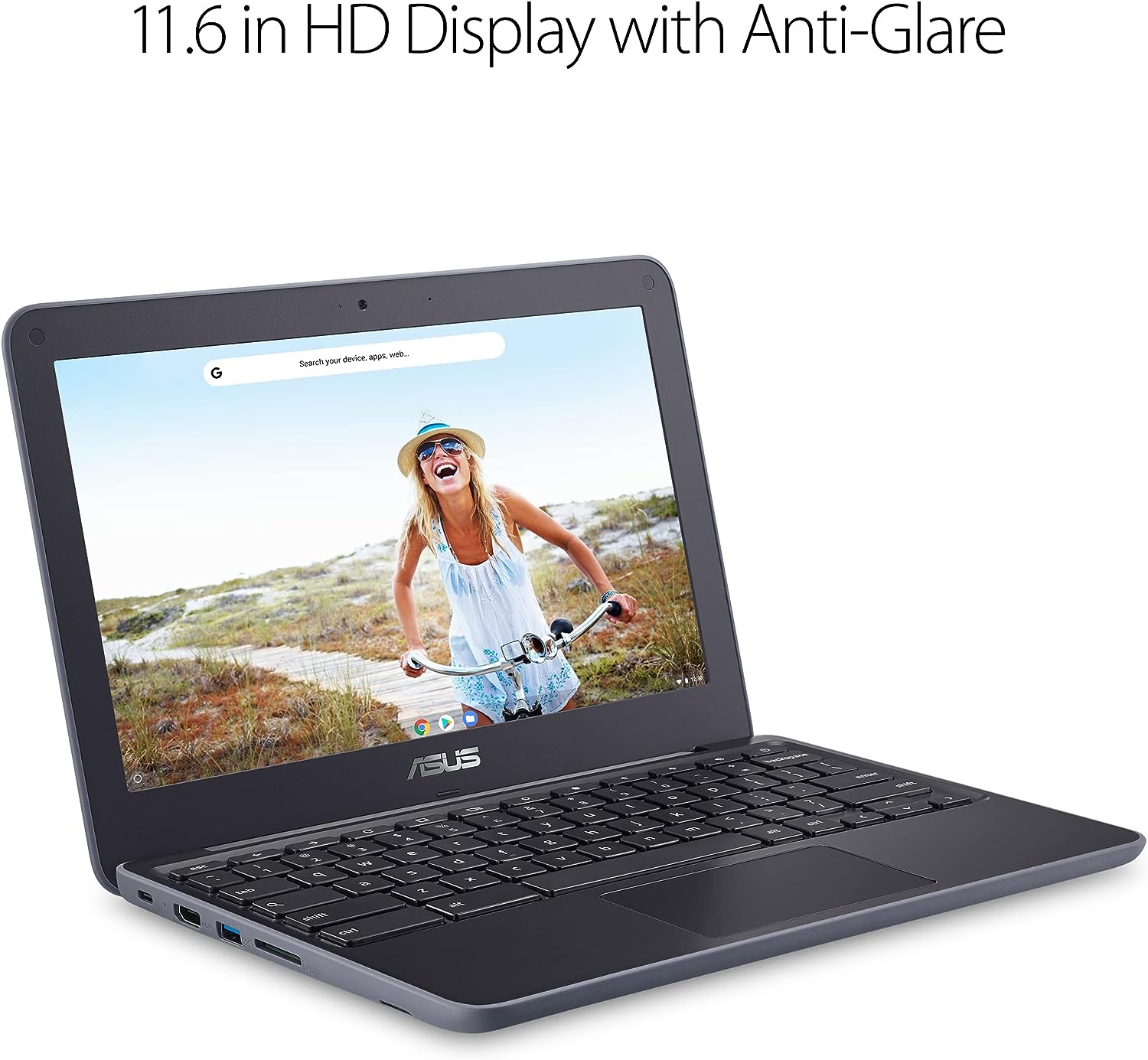 ASUS Chromebook C203XA Rugged & Spill Resistant Laptop, 11.6″ HD, MediaTek Quad-Core Processor, 4GB RAM, 32GB eMMC, Dark Grey review