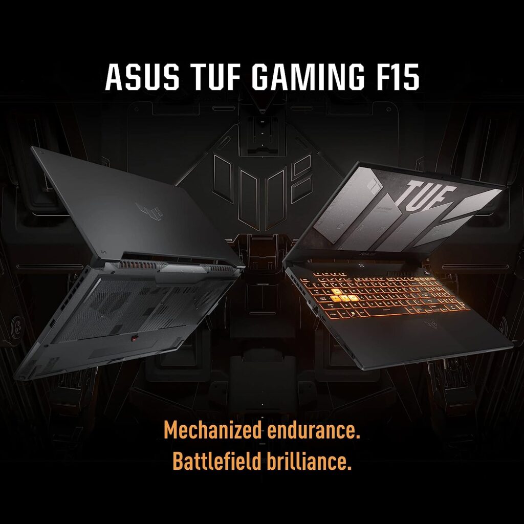 ASUS TUF Gaming F15 Gaming Laptop, 15.6â 144Hz FHD IPS-Type Display, Intel Core i5-11400H Processor, GeForce RTX 3050 Ti, 16GB DDR4 RAM, 512GB PCIe SSD, Wi-Fi 6, Windows 11 Home, FX506HEB-RS53