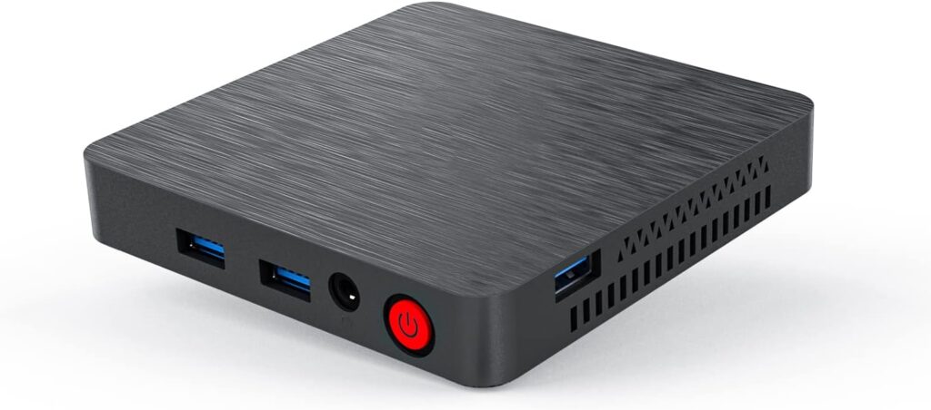 Beelink T4 Pro Mini PC, Celeron N3350 up to 2.4GHz Mini Computer, Mini Desktop Computer 4GB DDR +64GB, Small Computer PC Supports Dual HDMI, 4 USB 3.0, 2.4G+5.8G WiFi, BT4.0