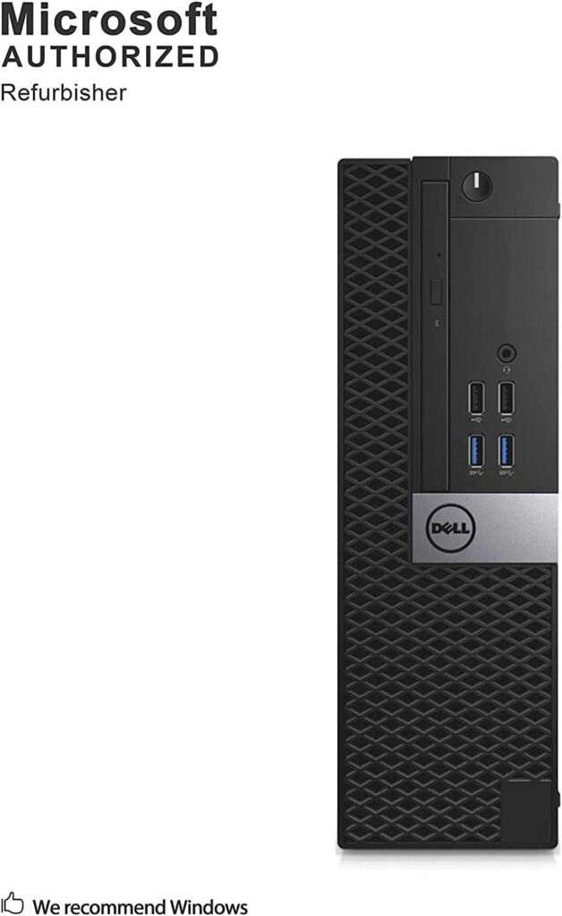 Dell OptiPlex 7040 Small Form Factor PC, Intel Quad Core i7-6700 up to 4.0GHz, 16G DDR4, 512G SSD, Windows 10 Pro 64 Bit-Multi-Language Supports English/Spanish/French (Renewed)