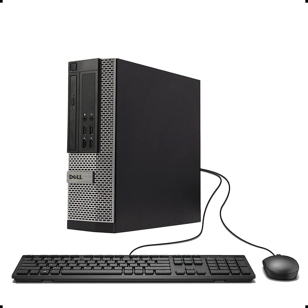 Dell Optiplex 9020 Small Form Factor Desktop with Intel Core i7-4770 Upto 3.9GHz, HD Graphics 4600 4K Support, 32GB RAM, 1TB SSD, DisplayPort, HDMI, Wi-Fi, Bluetooth - Windows 10 Pro (Renewed)