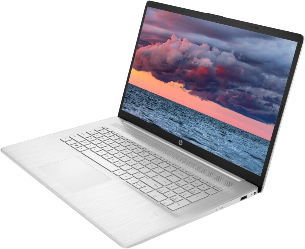 HP 2023 Newest Notebook Laptop, 17.3 HD+ Touchscreen, 13th Gen Intel Core i7-1355U Processor, 64GB RAM, 2TB PCIe SSD, Webcam, Fingerprint Reader, Backlit Keyboard, Wi-Fi 6, Windows 11 Home, Silver