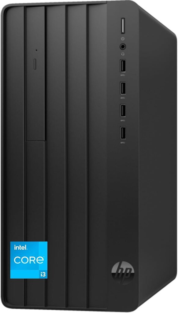 HP Pro Tower 290 G9 Business Desktop, 12th Gen Intel 4-Core Processor (Beats Core i7-9700), 2-Monitor Support 4K, DVD-RW, HDMI, VGA, Wi-Fi, Windows 11 Pro (16GB RAM | 256GB SSD + 1TB HDD)