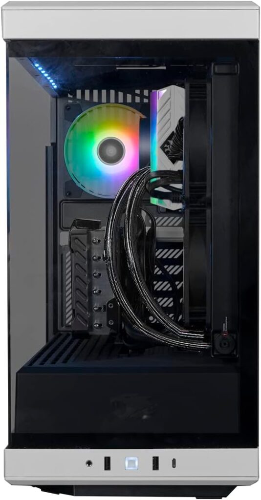 iBuyPower Y40 Gaming PC Computer Desktop Y40WI7N46T01 (Intel Core i7 13700KF, RTX 4060Ti 8GB, 32GB DDR5 5200 RGB (16x2), 2TB NVMe SSD, Windows 11 Home)