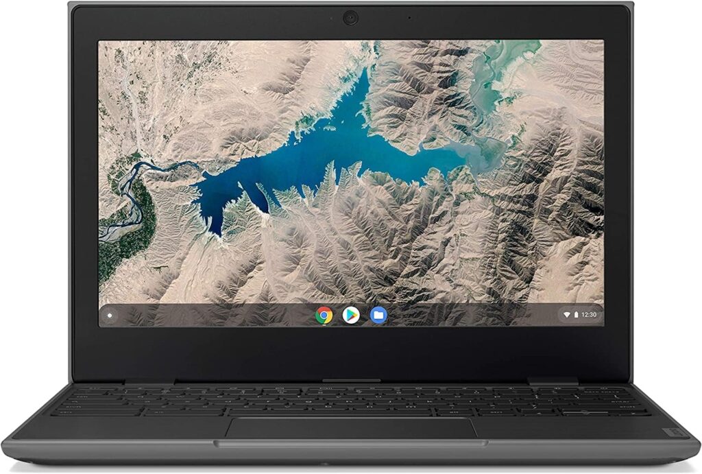 Lenovo 100e 2nd Gen 11.6 Rugged  Spill Resistant Laptop HD Chromebook Laptop, MT8173 CPU, 4GB LPDDR3 RAM, 32GB eMMC TLC SSD, 720P HD Camera, Black, Chrome OS