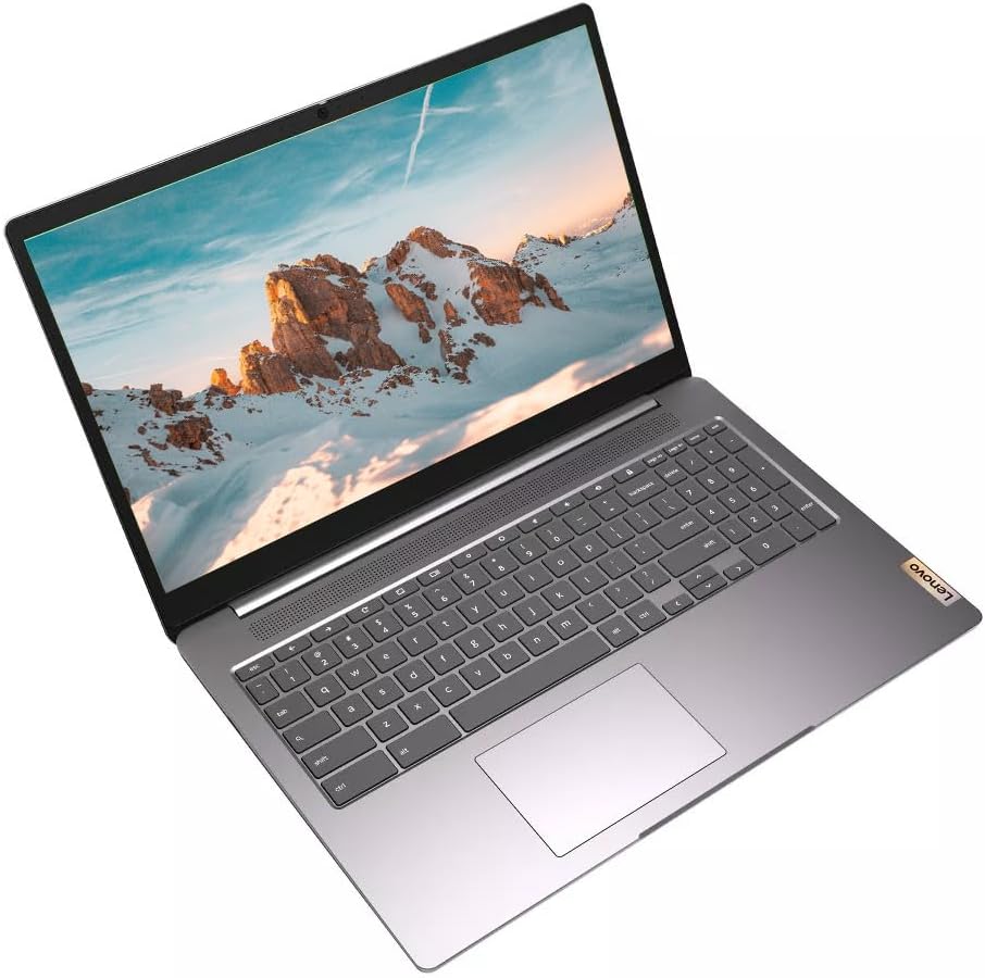 Lenovo 2023 15â FHD IPS Touchscreen Chromebook, Intel Pentium Processor Up to 3.30GHz, 4GB Ram, 128GB SSD, Super-Fast WiFi, Chrome OS(Renewed)
