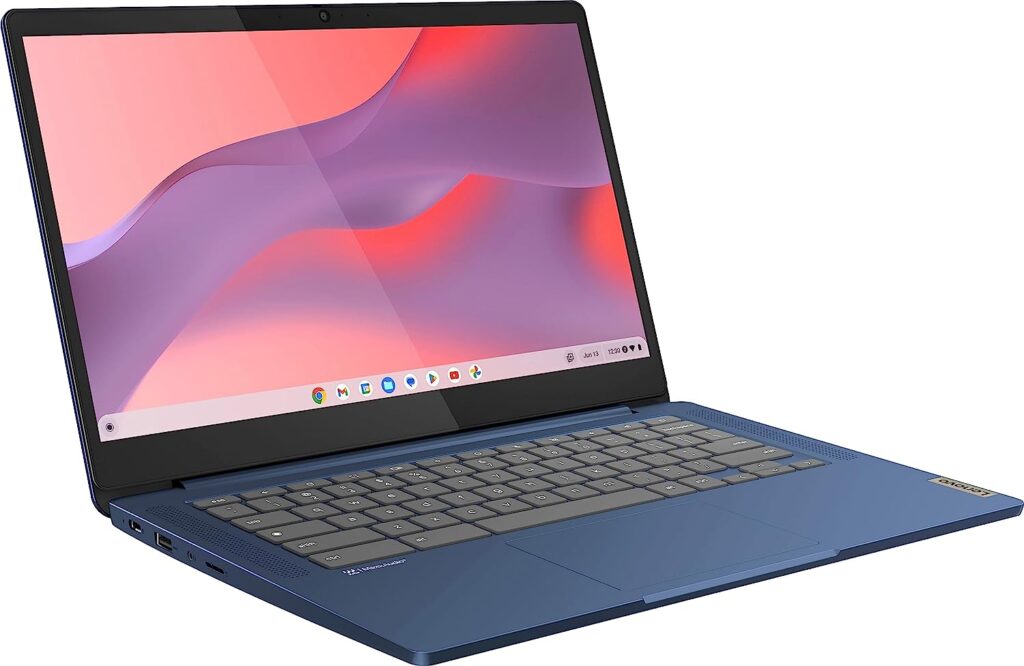Lenovo Newest Flagship Chromebook, 14 FHD Touchscreen Slim Thin Light Laptop Computer, 8-Core MediaTek Kompanio 520 Processor, 4GB RAM, 64GB eMMC, WiFi 6,Webcam, Long Hours, Chrome OS+HubxcelAccesory