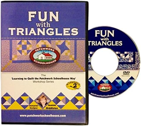 Quilting: Patchwork Schoolhouse teaches Fun with Triangles on DVD, Lesson 2 of 7 review