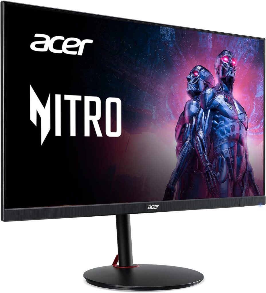 Acer Nitro 27 WQHD 2560 x 1440 PC Gaming IPS Monitor | AMD FreeSync Premium | Up to 180Hz Refresh | Up to 0.5ms | DCI-P3 95% | 1 x Display Port 1.2  2 x HDMI 2.0 | XV271U M3bmiiprx