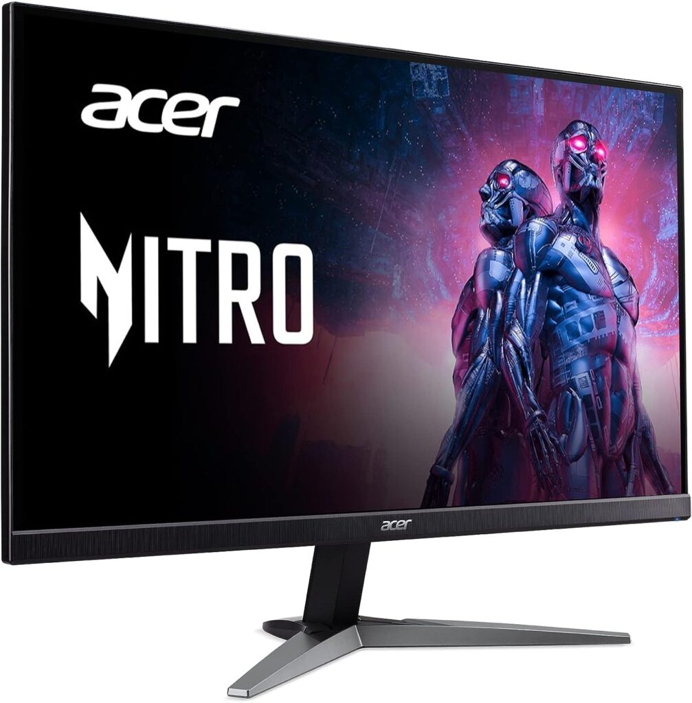 Acer Nitro 27 WQHD 2560 x 1440 PC Gaming Monitor | AMD FreeSync Premium | Up to 240Hz Refresh | Up to 0.5ms HDR350 | DCI-P3 90% | 1 x Display Port 1.4  2 x HDMI 2.1 | KG271U Xbmiipx